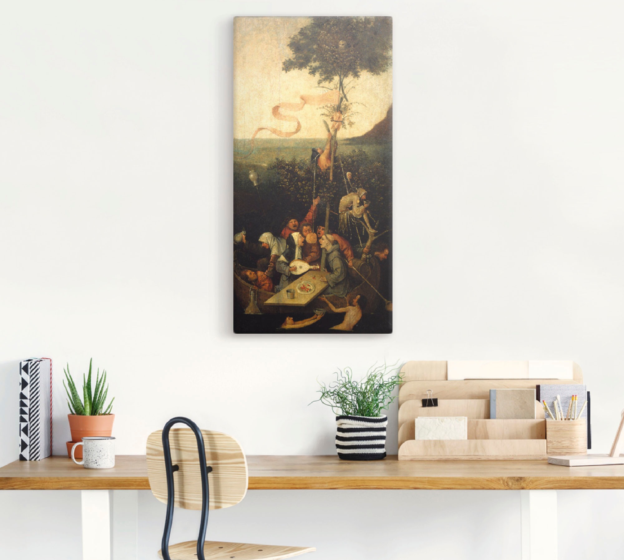 Artland Wandbild »Das Narrenschiff.«, Gruppen & Familien, (1 St.), als Leinwandbild, Wandaufkleber in verschied. Grössen