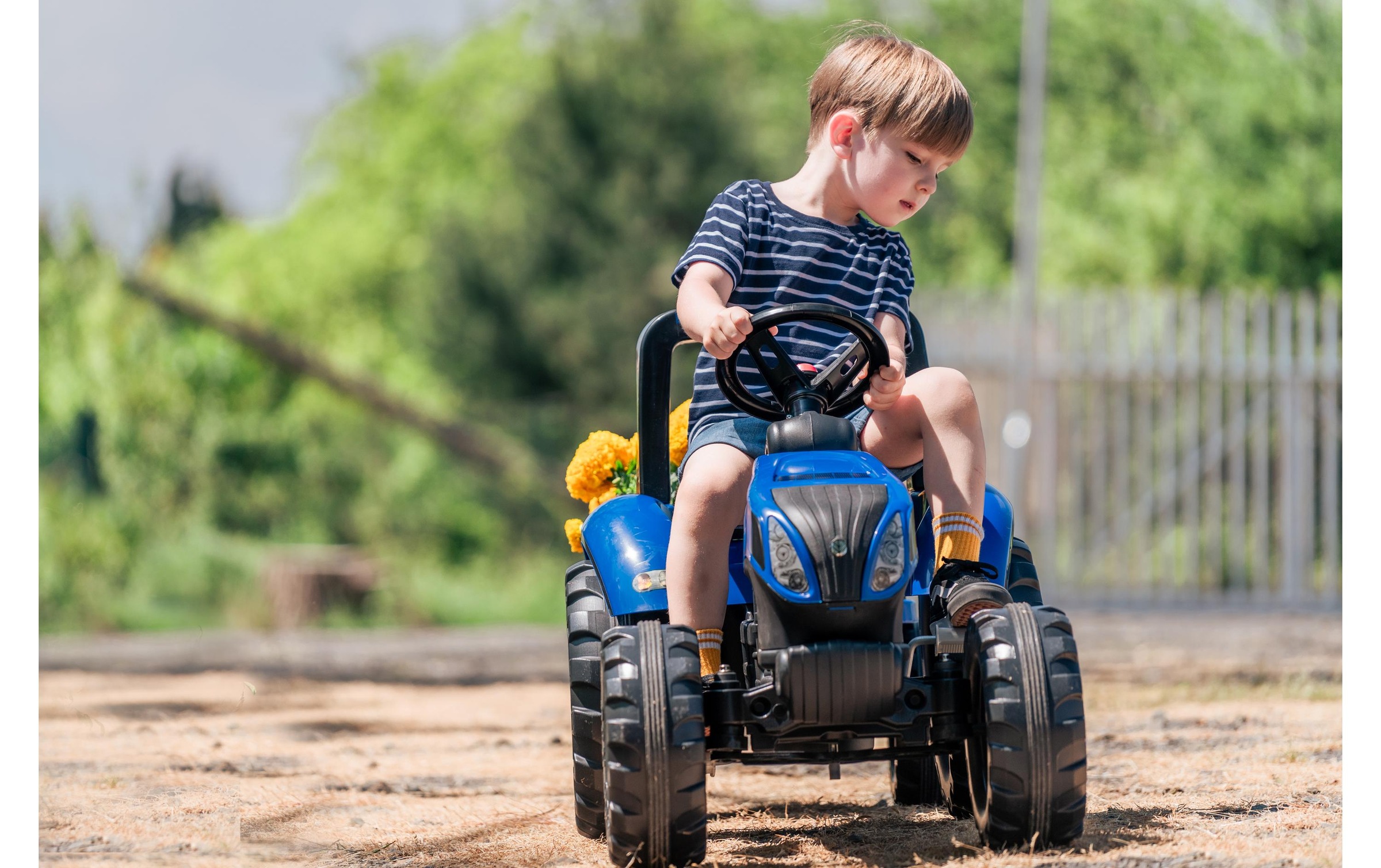 Falk Rutscherauto »New Holland Traktor + Anh. L«