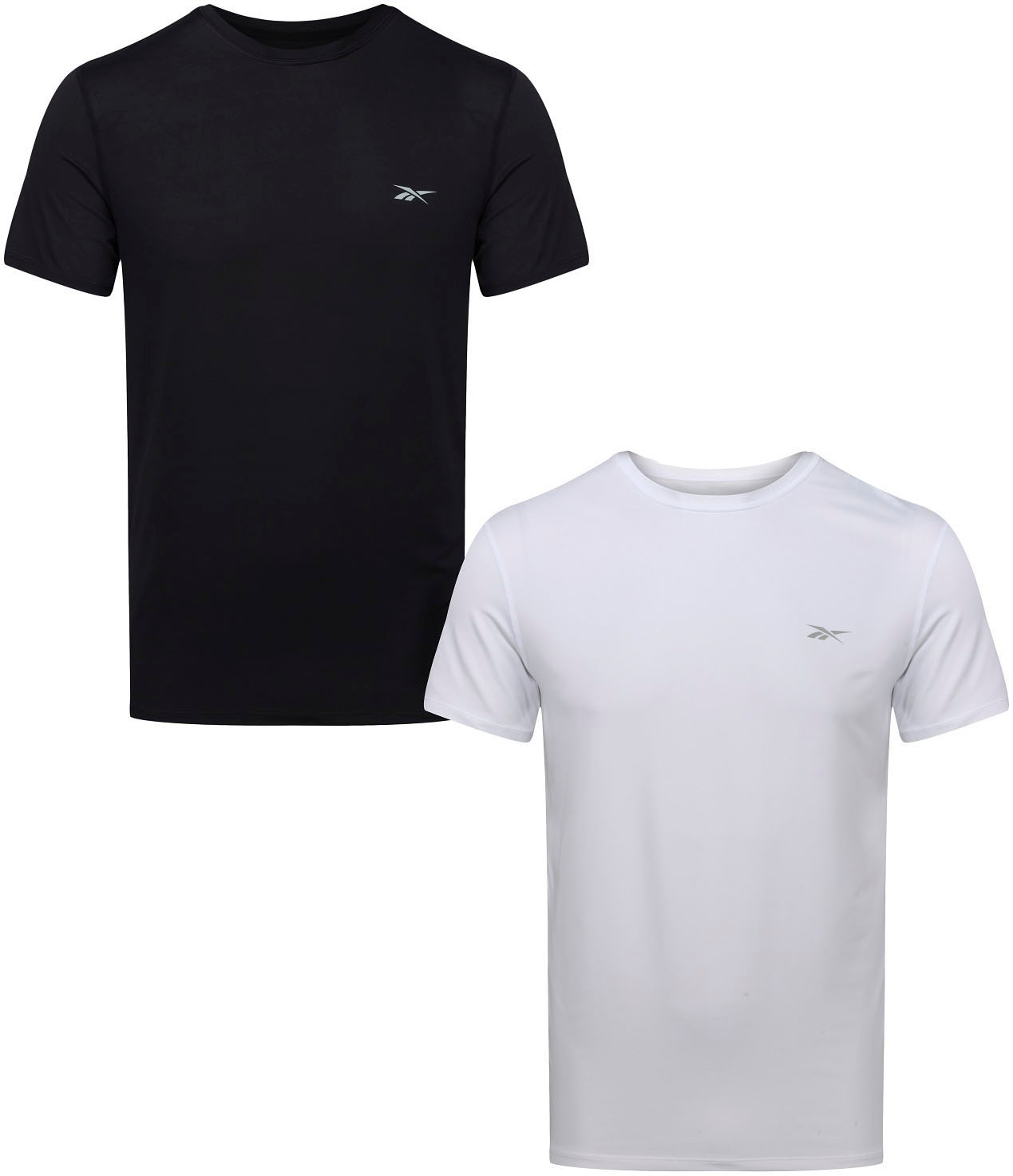 Image of Reebok Unterhemd ""Clancy"" 2er Pack, Kurzarm, mit Logo, basic, atmungsaktiv, bequem, Rundhalsausschnitt