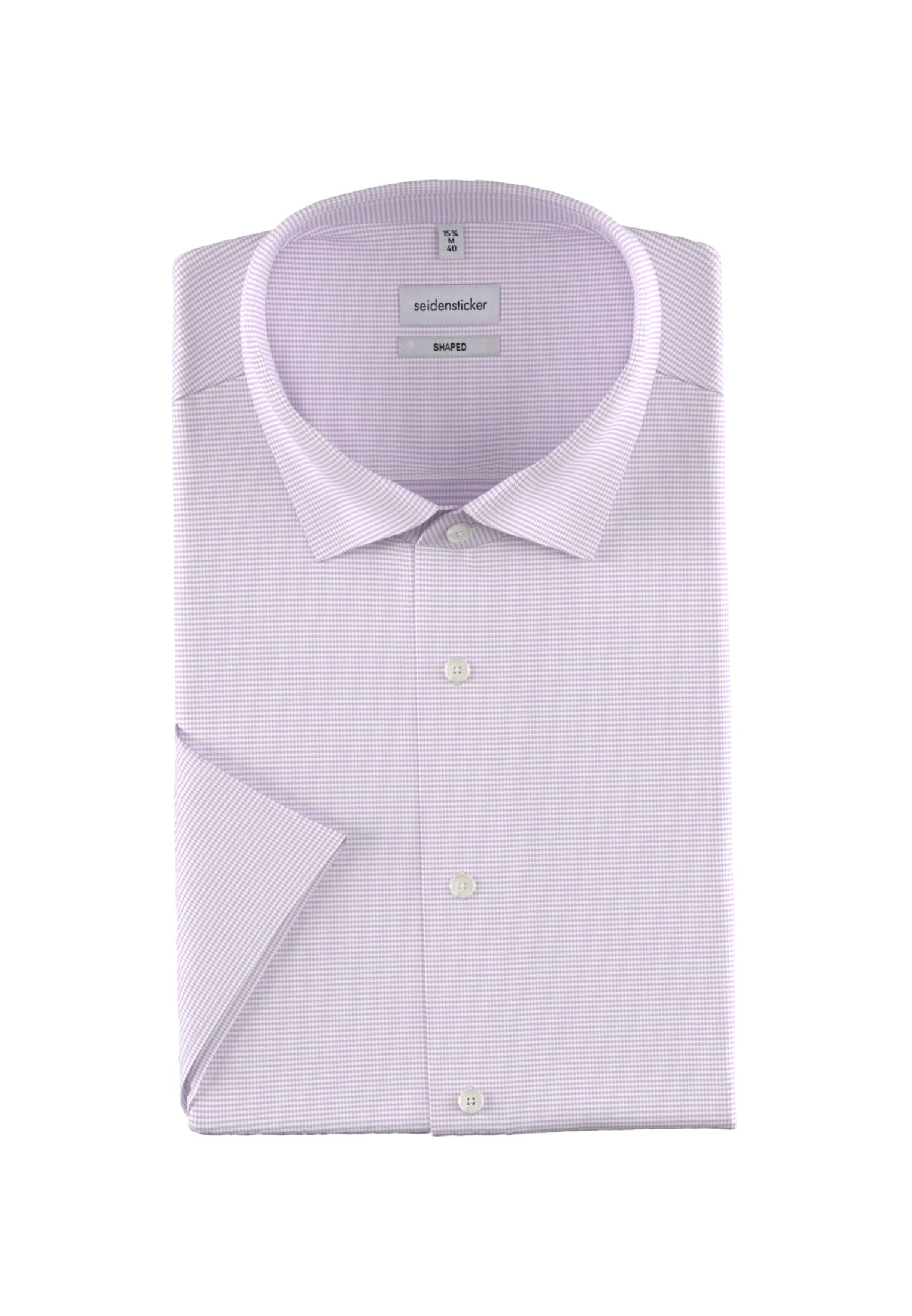 seidensticker Businesshemd »Shaped«, Shaped Kurzarm Kentkragen Uni