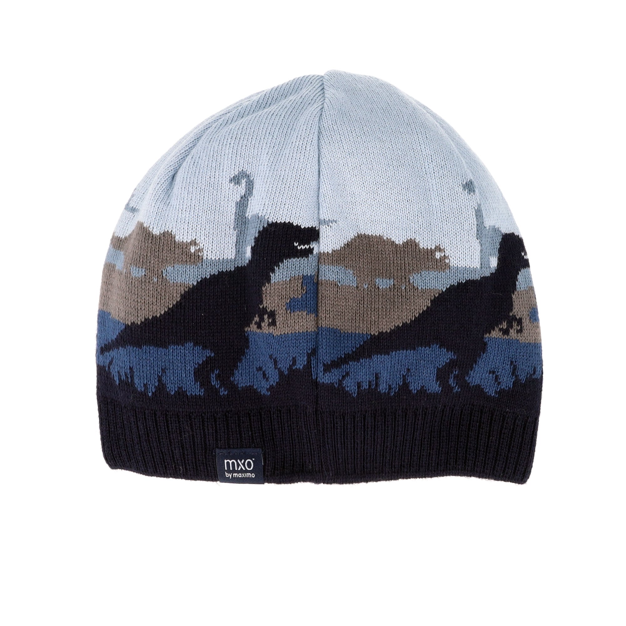 MAXIMO Bonnet tricoté aus Baumwolle, mit Motiv, gefüttert