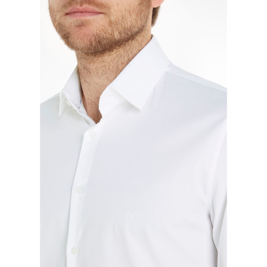 Calvin Klein Businesshemd »POPLIN STRETCH SLIM SHIRT«