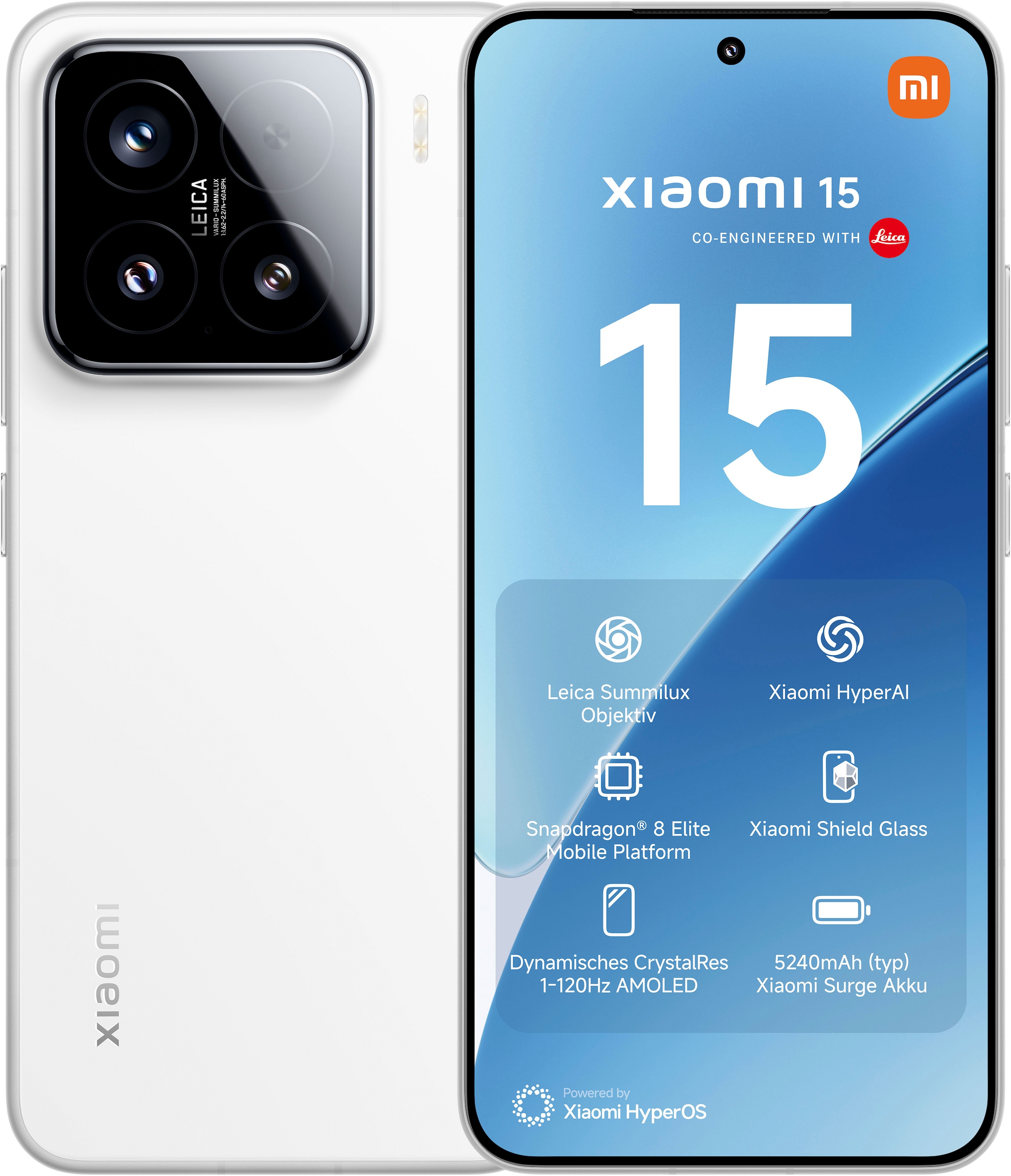 Xiaomi Smartphone »15 12+512GB« Weiss