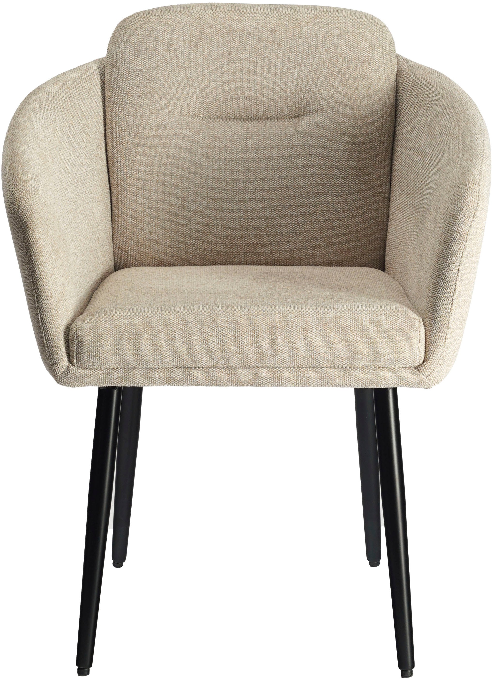 LeGer Home by Lena Gercke Chaise de salle à manger »Fleur« (Set) 2 cuisStrukturstoff, ergonomisches Design, gesteppte Rückenlehne