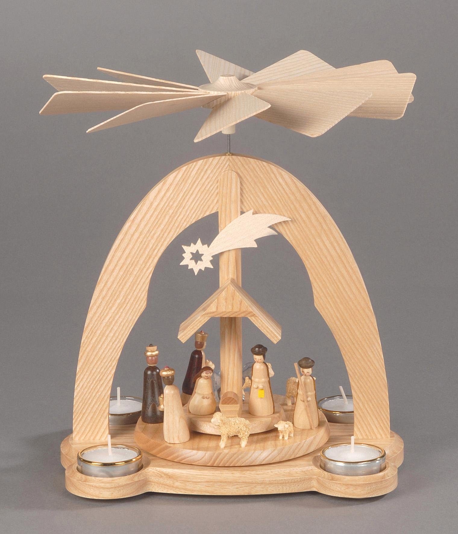 Image of Albin Preissler Weihnachtspyramide »Tischpyramide - Christi Geburt« bei Ackermann Versand Schweiz