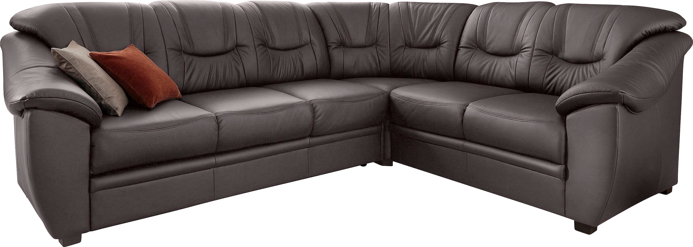 sit&more Ecksofa »Savona L-Form«, wahlweise mit Bettfunktion, inklusive Federkern, frei im Raum stellbar