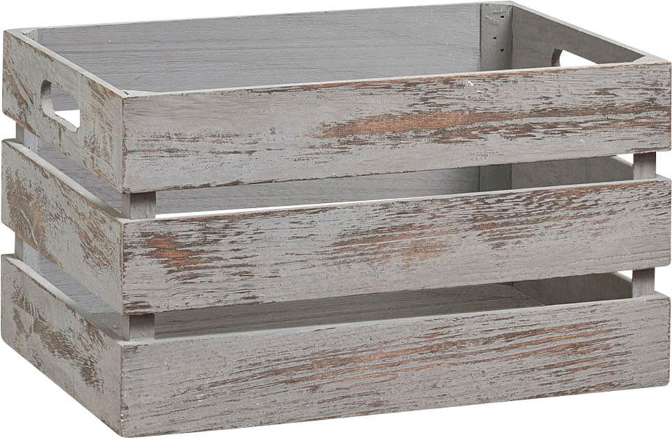 Image of Zeller Present Holzkiste "Vintage" Tiefe: ca. 25 cm, Breite: ca. 35 cm