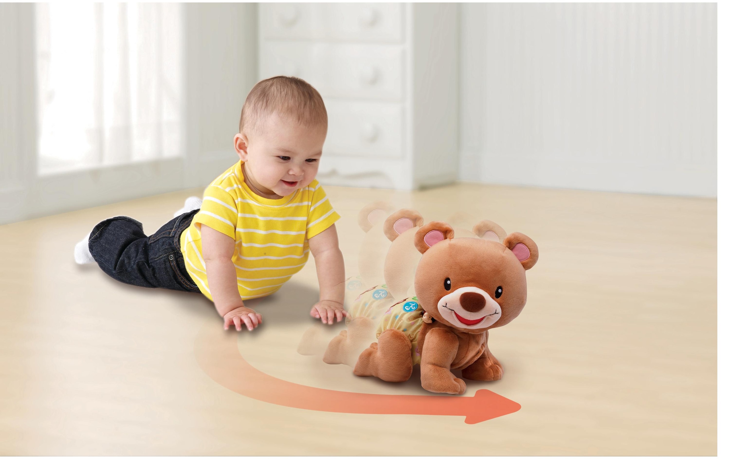 Vtech® Lernspielzeug »Ourson suis moi Interaktiv, Französisch, inkl. 3x AA«