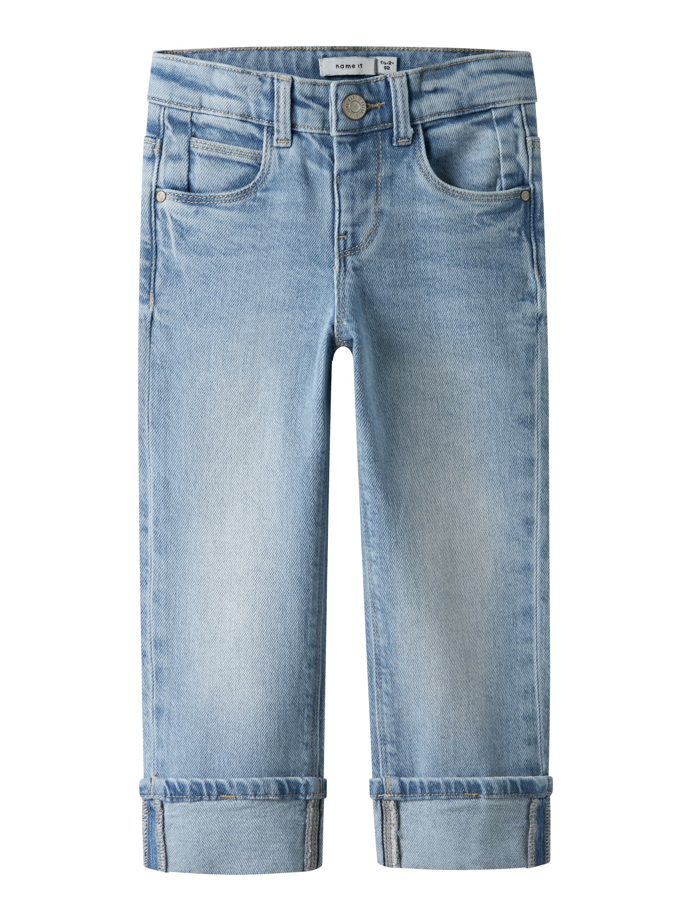 Name It Jeans droit »NMFROSE STRAIGHT FOLD JEANS 4224-AZ NOOS«