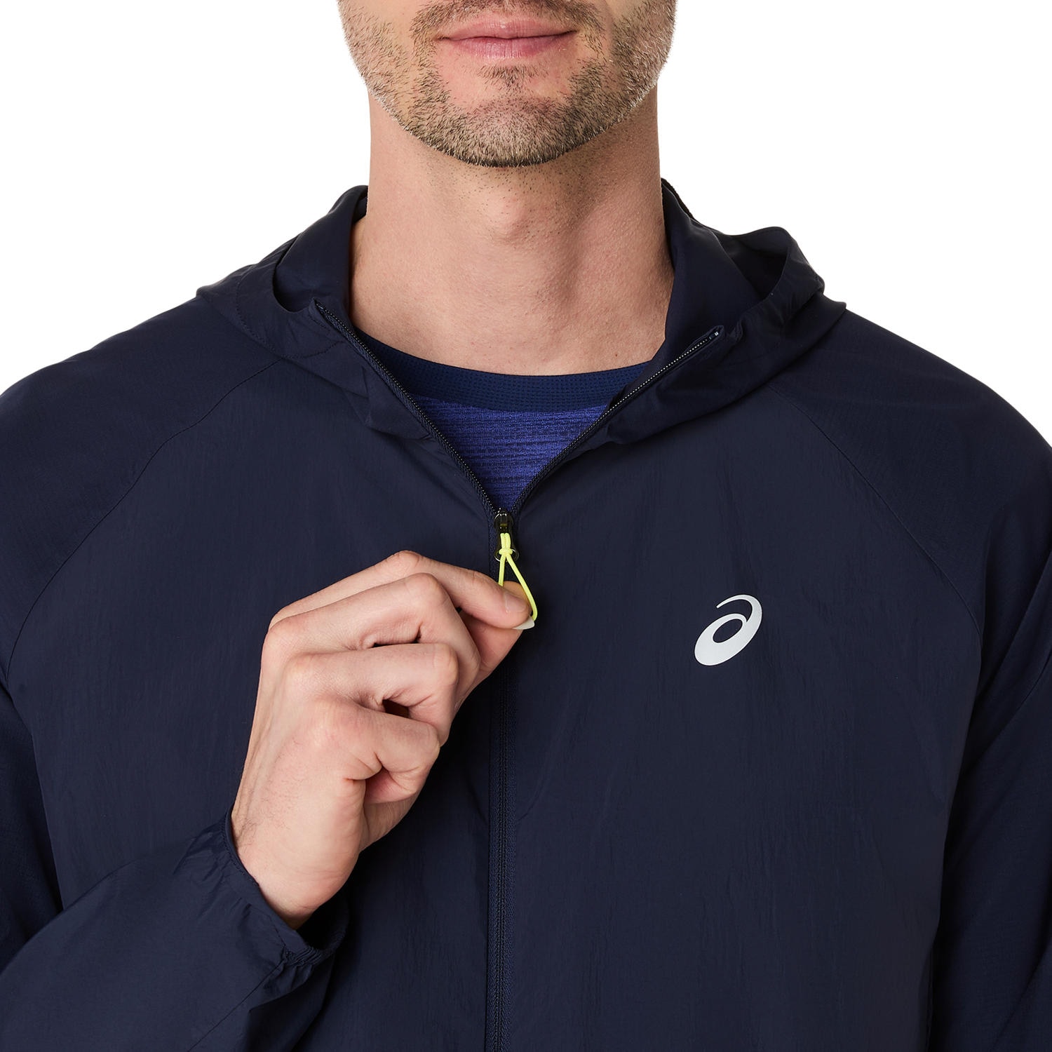 Asics Laufjacke »ROAD PACKABLE JACKET«, mit Kapuze
