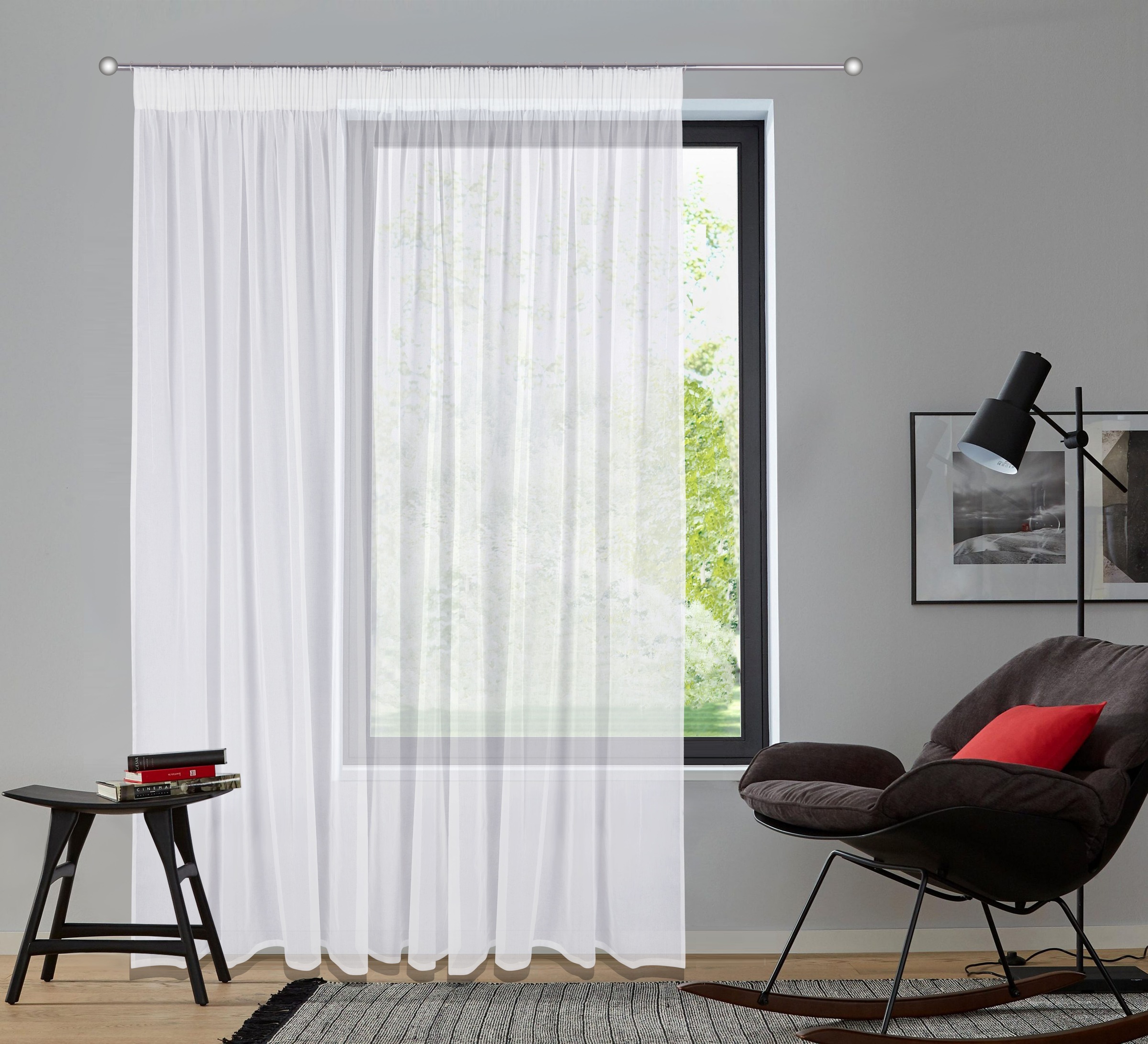 Image of GOODproduct Gardine "Dolly" Multifunktionsband 1 Stk. tlg. Transparent, Gewebt, Polyester