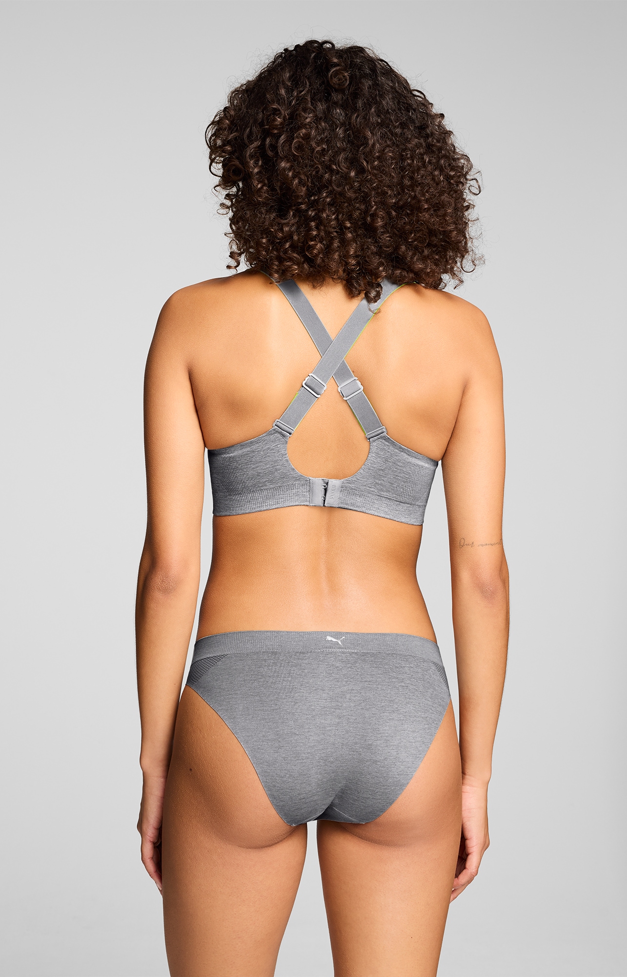 PUMA Slip »PUMA WOMEN 3D KNIT SPORT BRIEFS« 2er Pack,  nahtlose Ränder für eine unsichtbare Passform