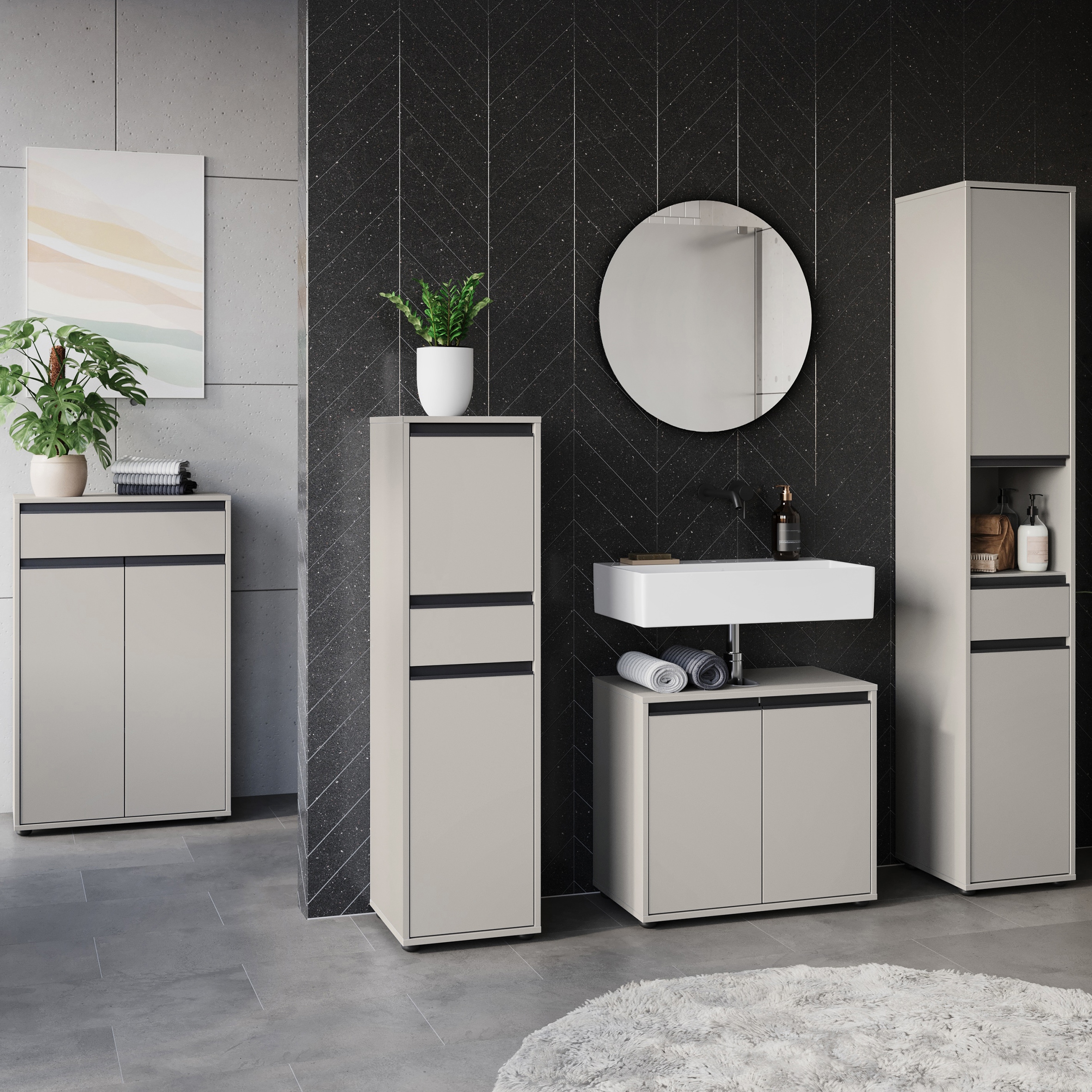 GERMANIA Ensemble de meubles de salle de bain »Lemont« 5 cuis tlg.