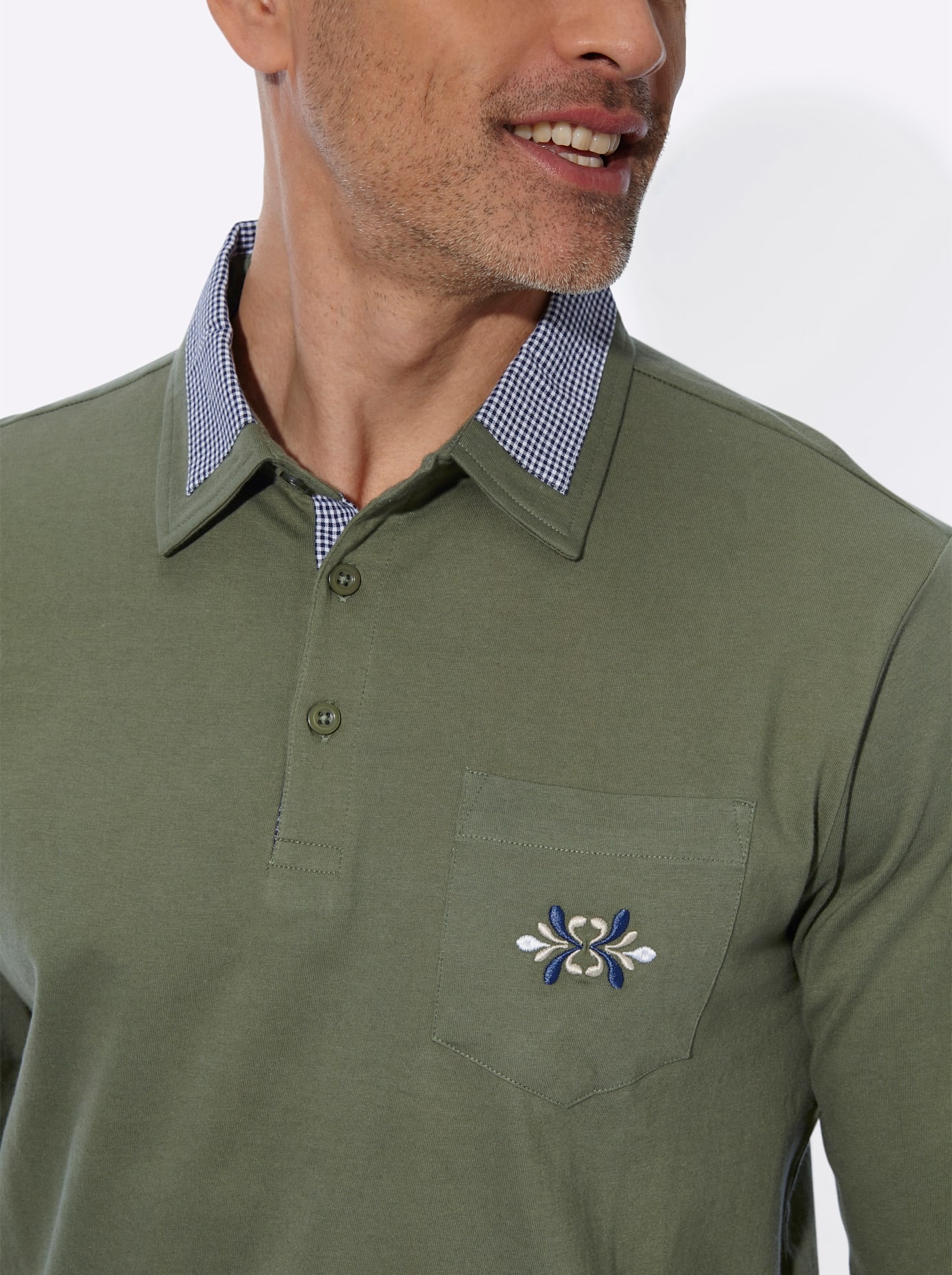 Classic Poloshirt »Langarm-Poloshirt« 1