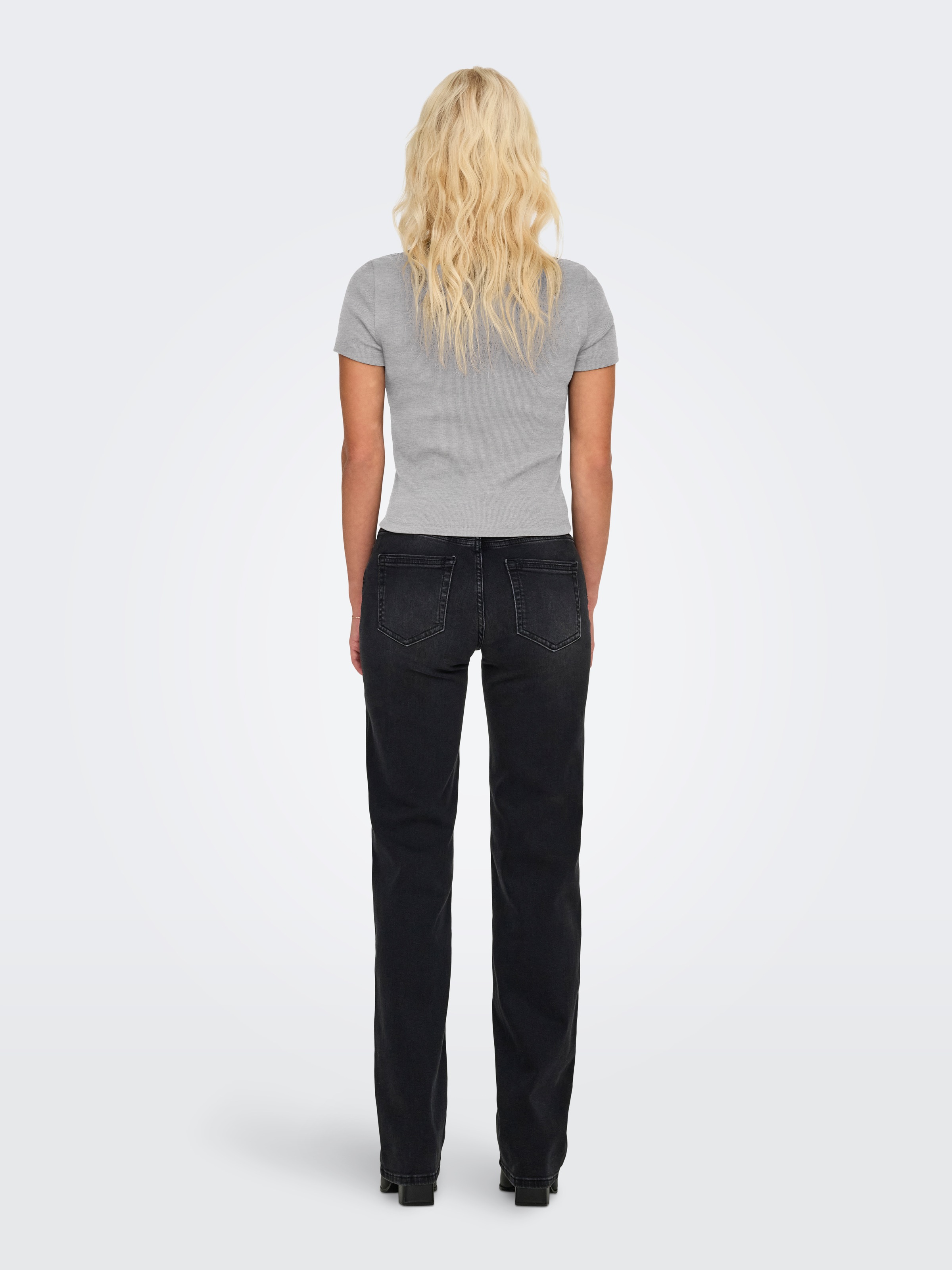 ONLY Kurzarmshirt »ONLVAL S/S O-NECK TOP CC JRS«