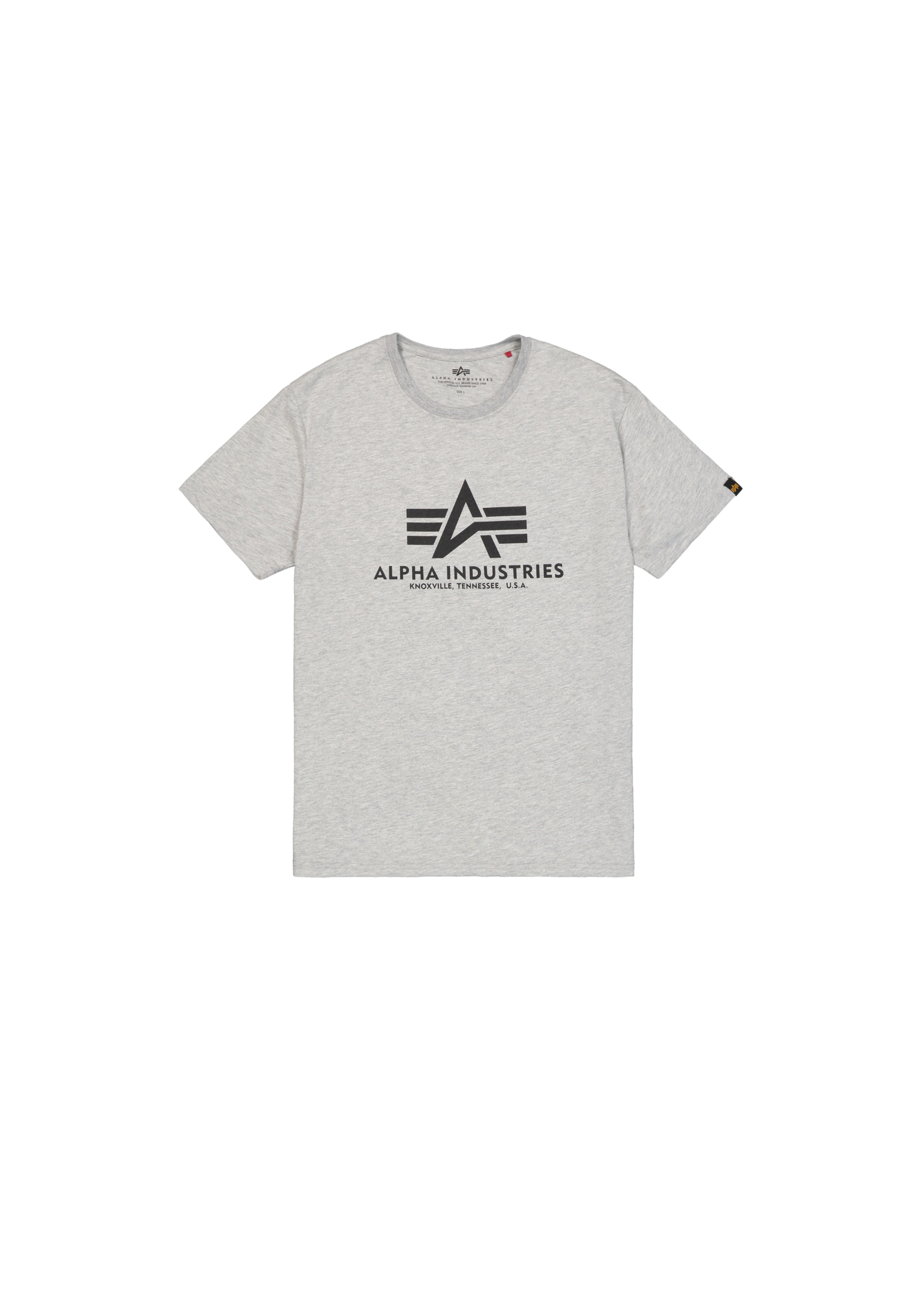 Alpha Industries , T-Shirt »Basic T-Shirt BL« , grau , XS , Single Jersey Stoff