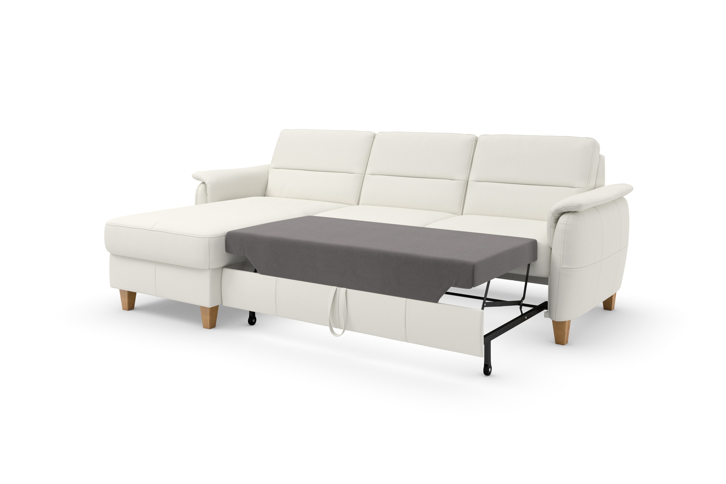 Home affaire Ecksofa »Palmera L-Form«, Federkern, wahlweise mit Bettfunktion und mit/ohne Bettkasten