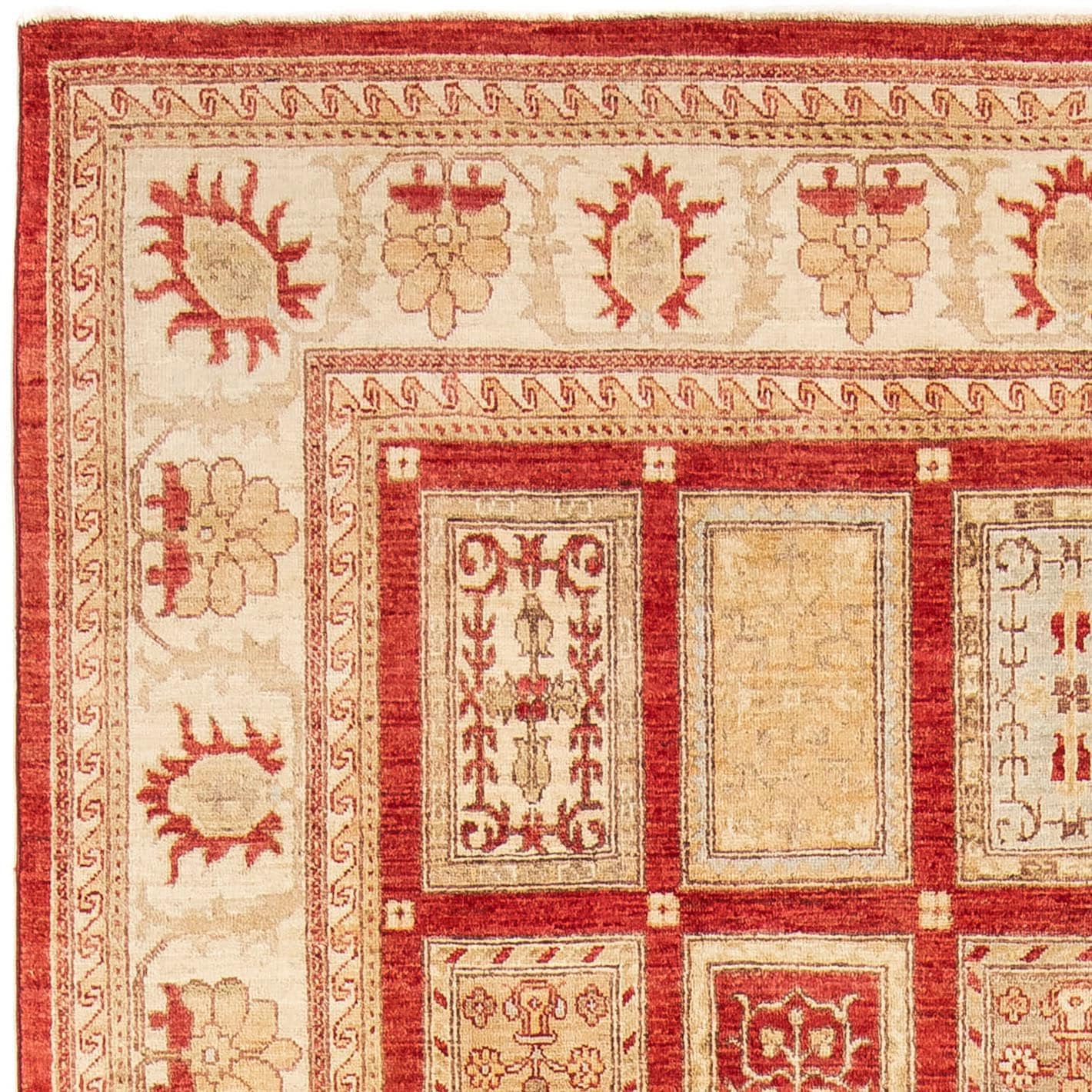 morgenland Orientteppich »Ziegler - 323 x 198 cm - rot«, rechteckig, Wohnzimmer, Handgeknüpft, Einzelstück mit Zertifikat