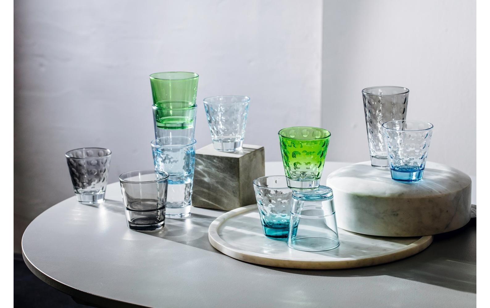 LEONARDO Glas »Optic Pastell 21«, (6 tlg.)