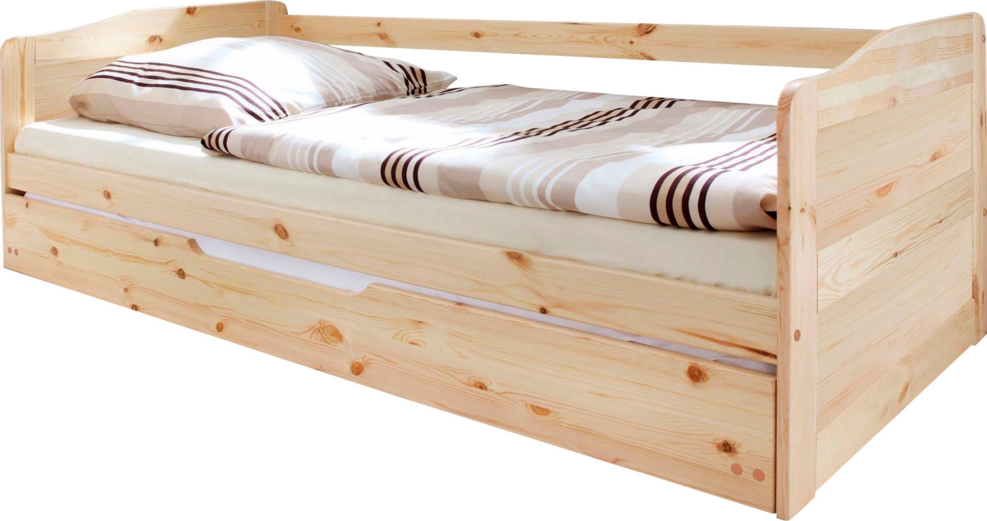 Image of Ticaa Funktionsbett »Melinda«, Kiefer, mit 2 Rollrosten bei Ackermann Versand Schweiz