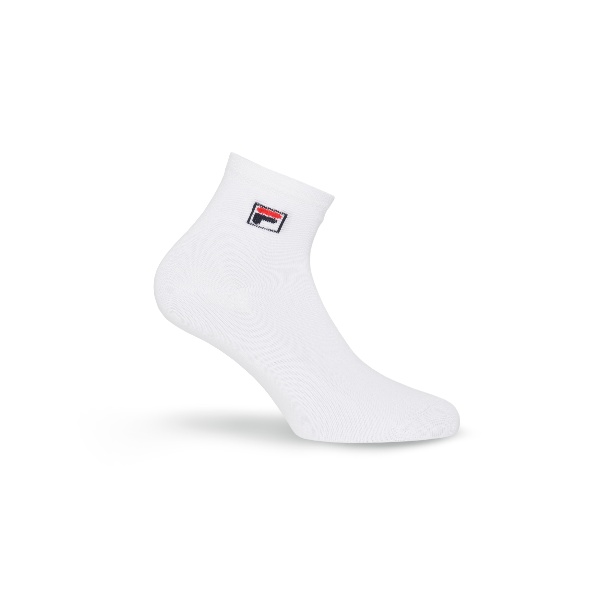 Fila Kurzsocken »UNISEX QUARTER PLAIN SOCKS«, (3 Paar), mit eingestrickem Logo
