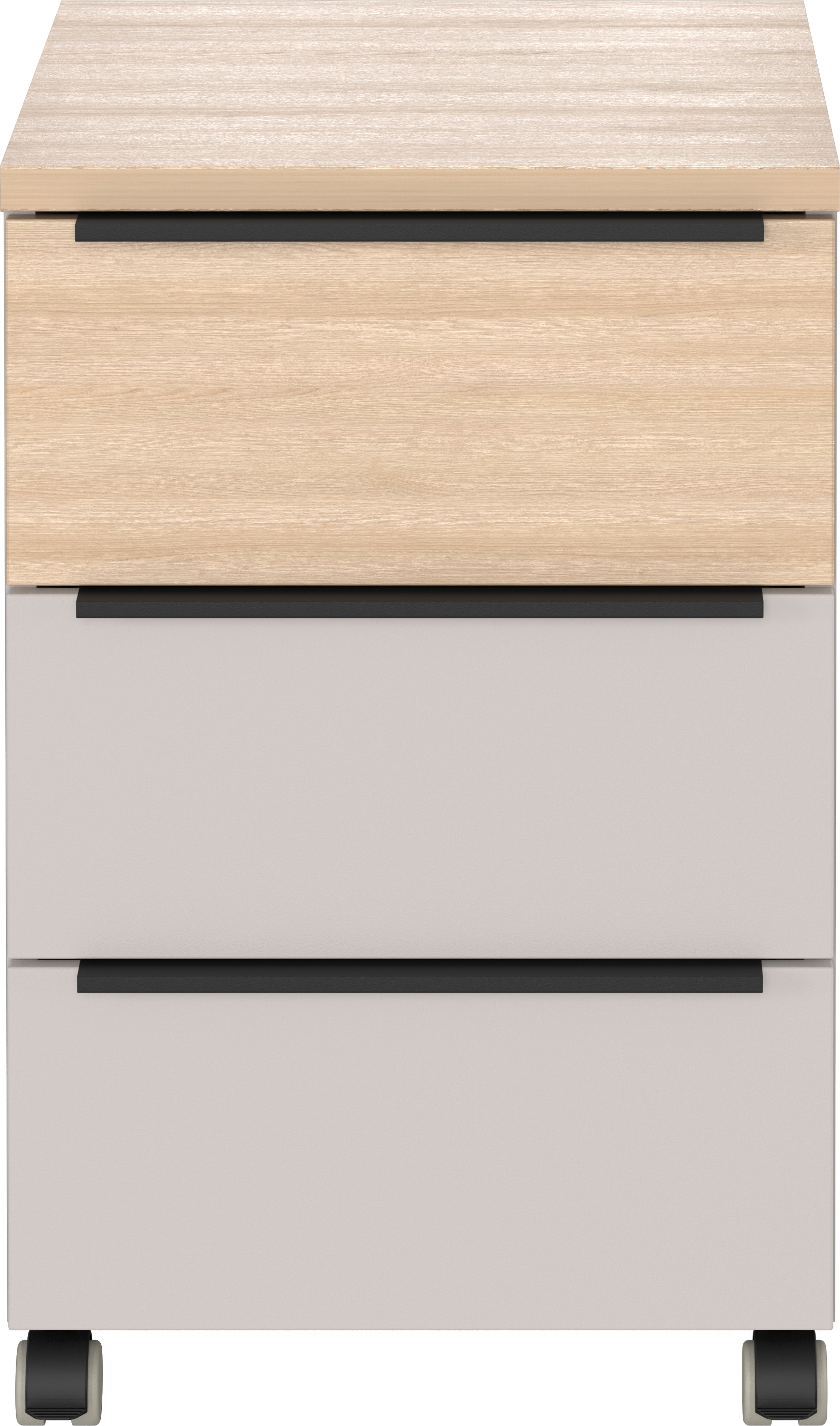 GERMANIA Rollcontainer 1 Stk. tlg. mit Schubladendämpfung