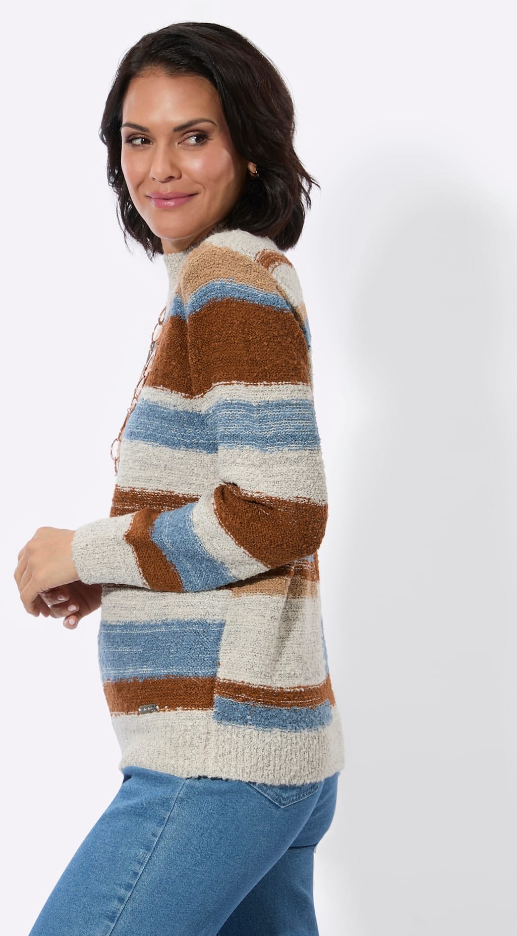 Casual Looks Stehkragenpullover »Stehkragen-Pullover«