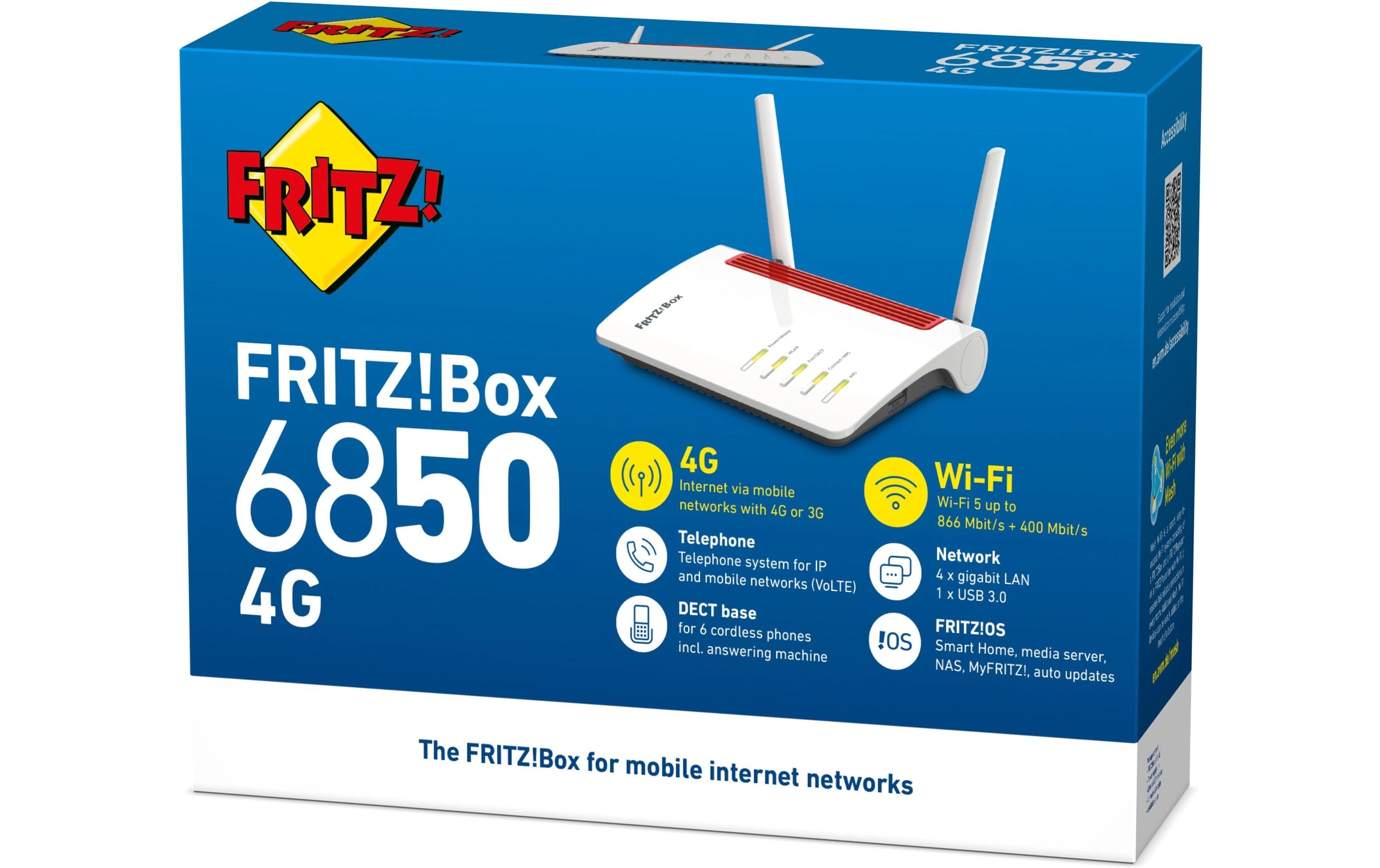   WLAN-Router »FRITZ! LTE-Router FRITZ!Box 6850 4G International«