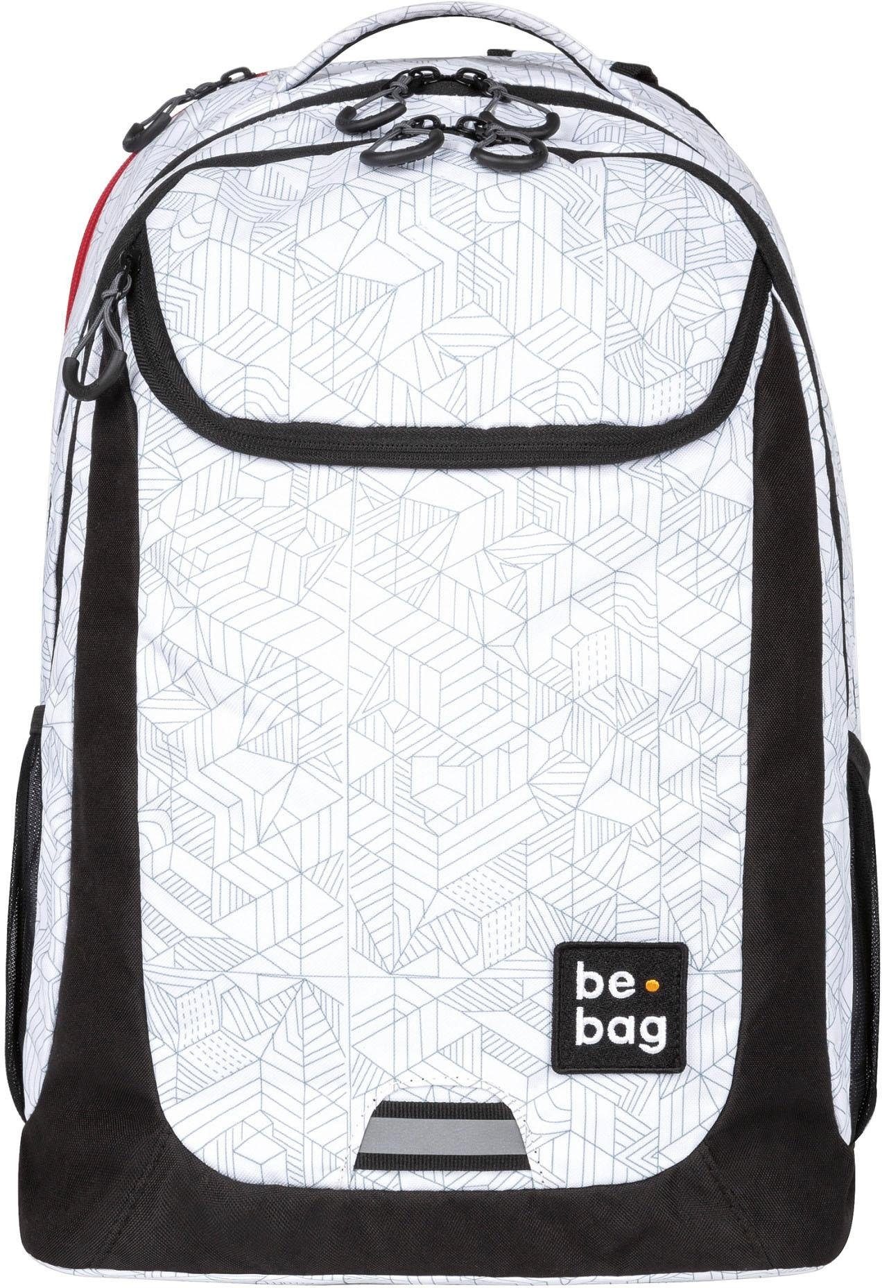 Image of Herlitz Schulrucksack »be.bag be.active, Block by Block«, Reflektionsnähte-reflektierende Streifen auf den Schultergurten bei Ackermann Versand Schweiz