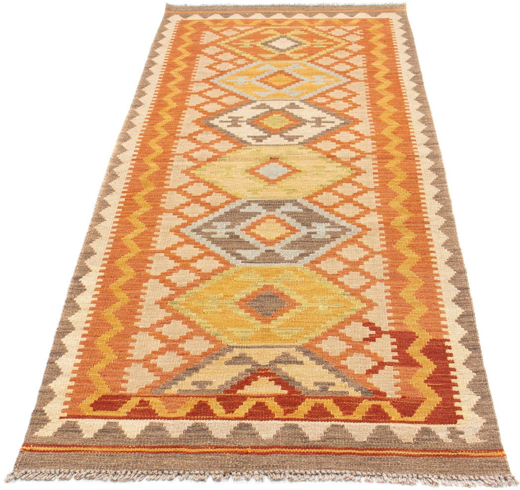 Image of morgenland Läufer »Kelim Medaillon Beige 202 x 76 cm«, rechteckig, 0,4 mm Höhe, OrientOptik bei Ackermann Versand Schweiz