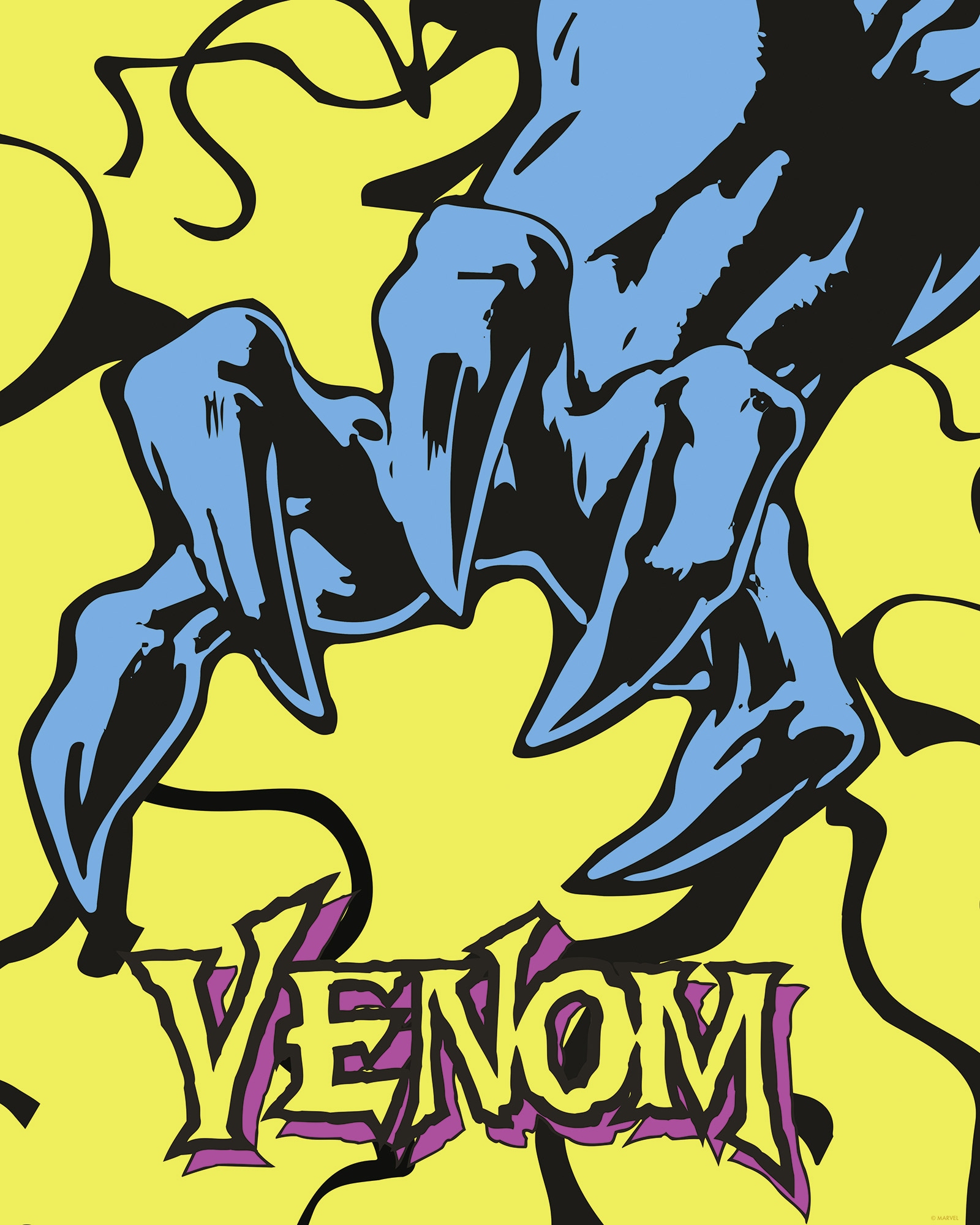 Komar Wandbild »Marvel Venom Colourful Claw« Disney Set, 1 Stk. tlg. 40 x 50 cm (Breite x Höhe) - Kinderzimmer, Dekoration