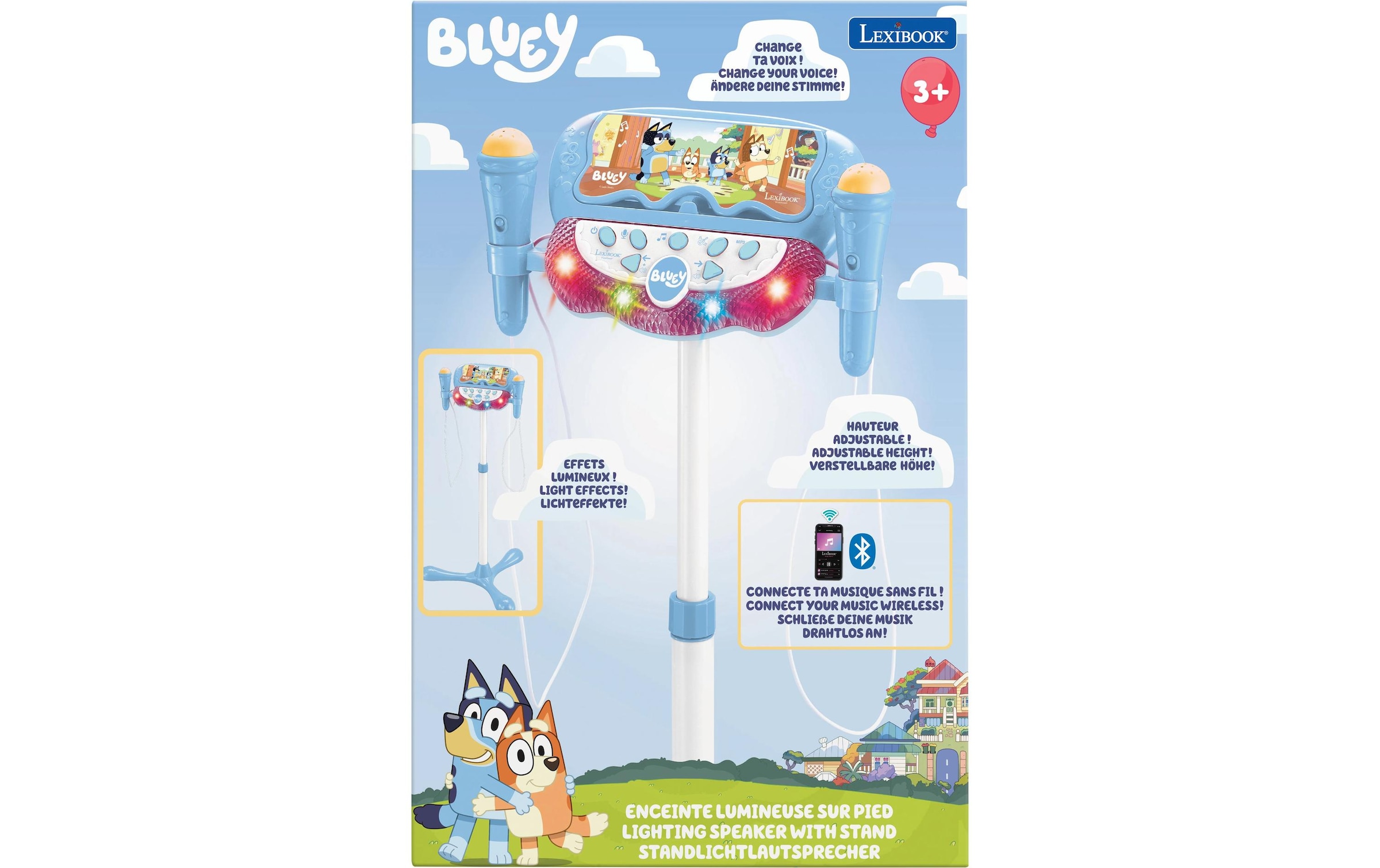 Lexibook® Jouet instrument de musique »Bluey mit 2 Mikrofonen«