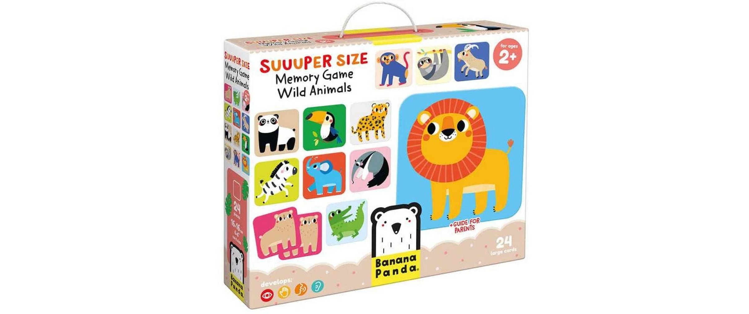   Lernspielzeug »Banana Panda Memo-Spiel Suuuper Size Wild Animals Pappe 30 Teile«