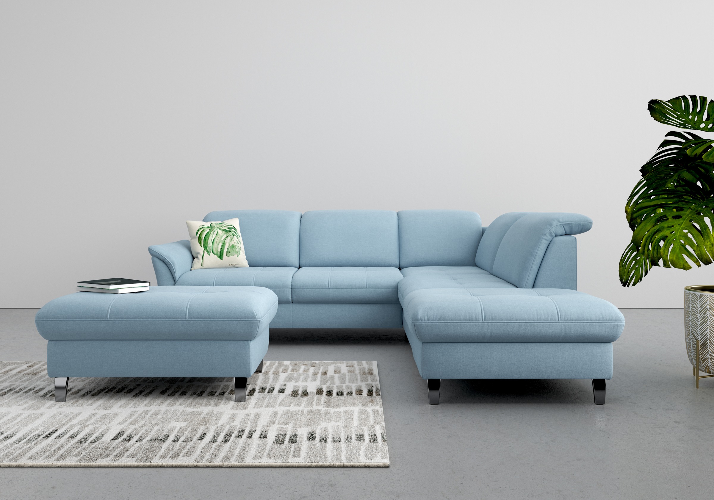 Image of sit&more Ecksofa "Maggiore L-Form" wahlweise mit Kopfteilverstellung, Schlaffunktion und Stauraum
