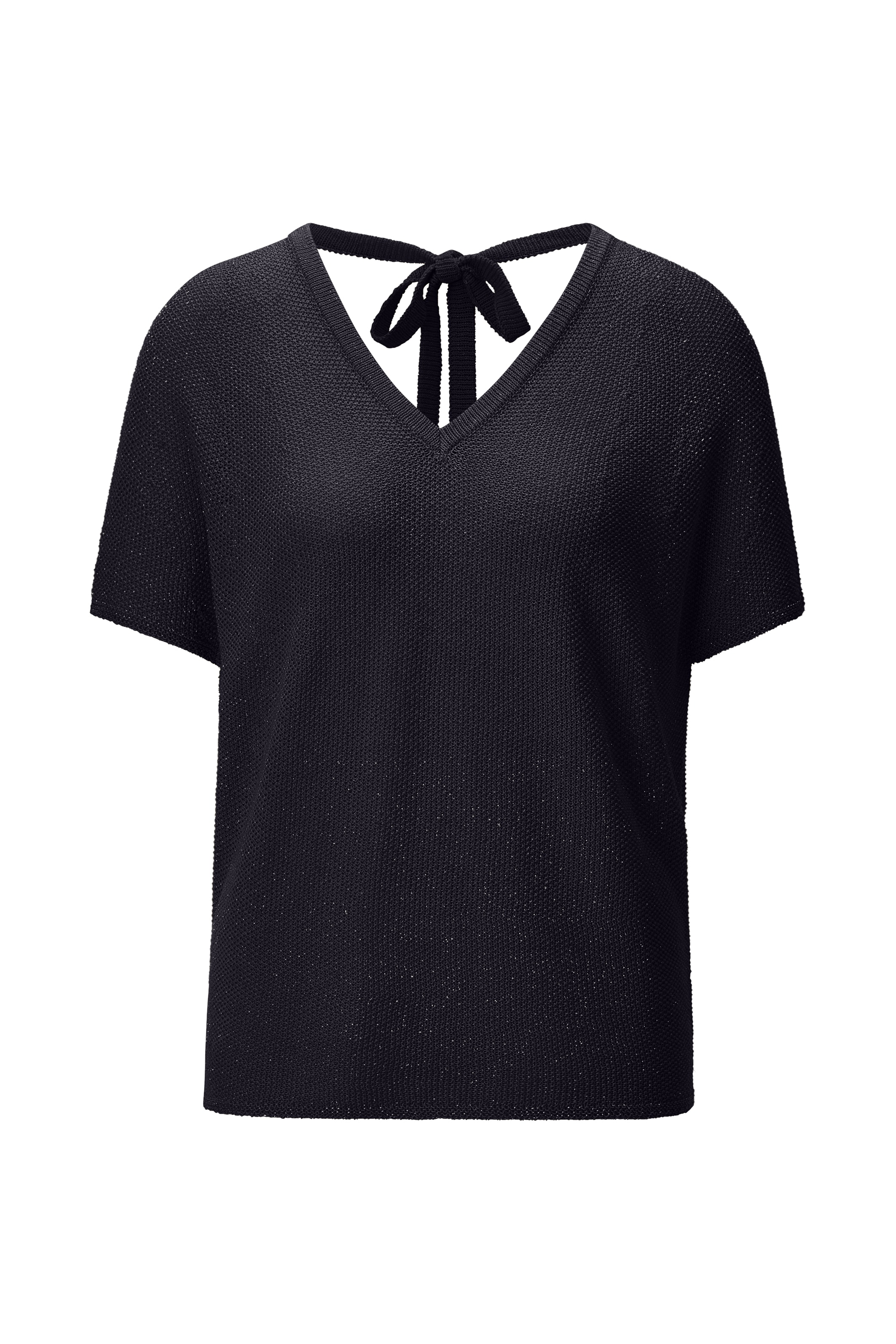 RICHROYAL T-shirt coupe régulière avec col en V