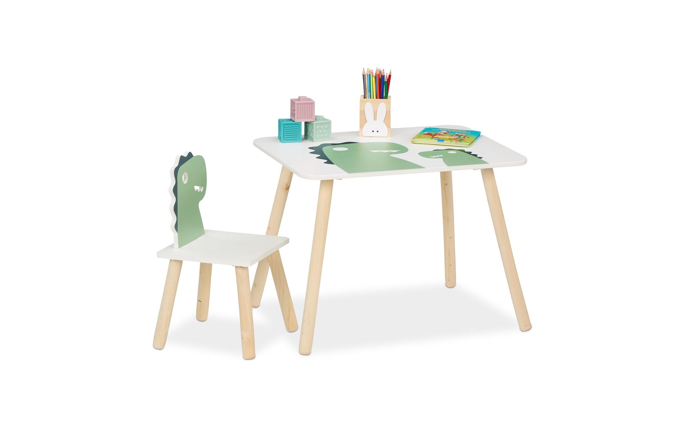 Image of relaxdays Kindersitzgruppe "Dinosaurier"