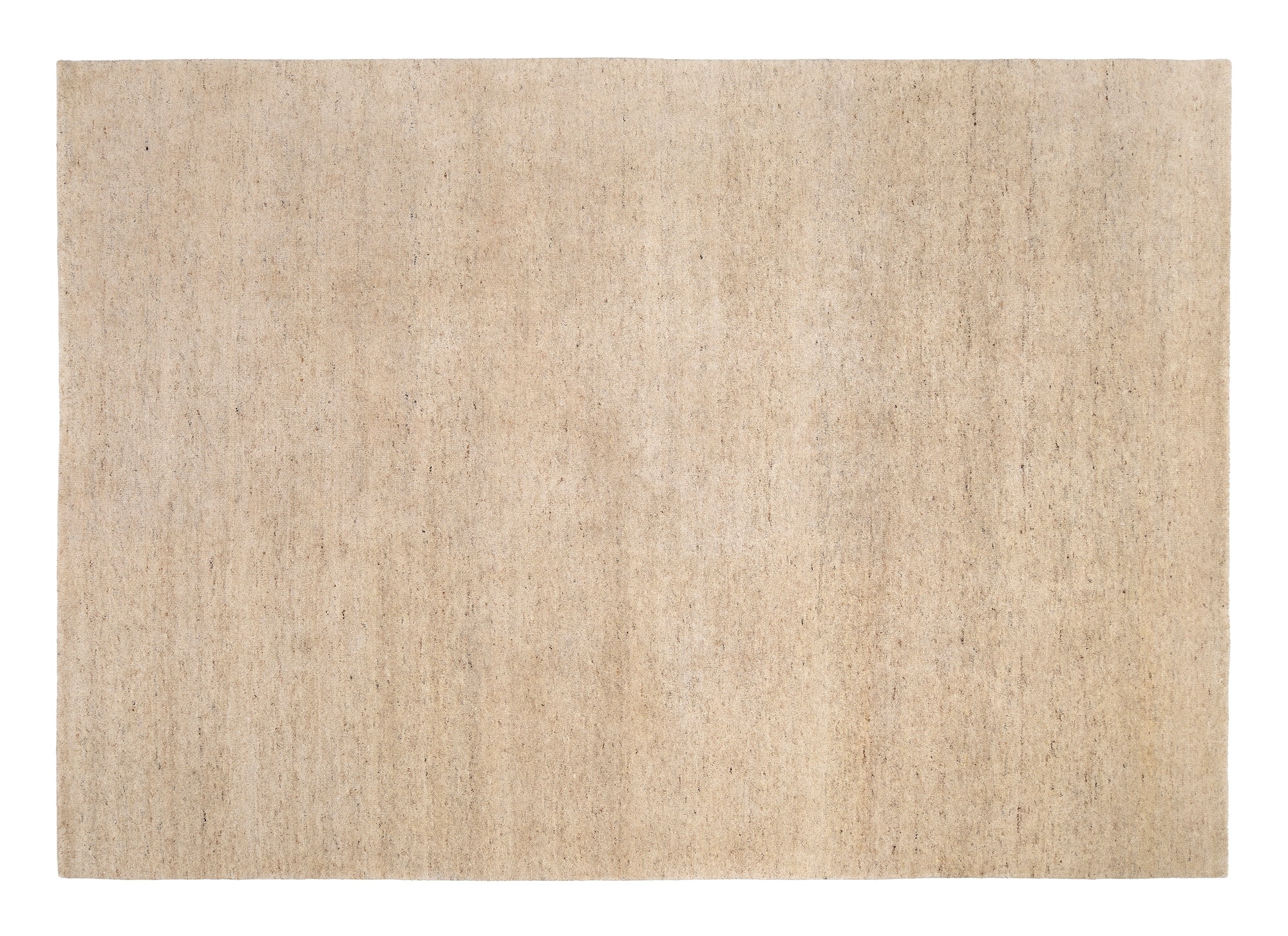 OCI DIE TEPPICHMARKE Wollteppich »ESEMPIO UNI MELANGE«, rechteckig, 18 mm Höhe, reine Wolle, handgeknüpft, hochwertig verarbeitet, natürlich warm
