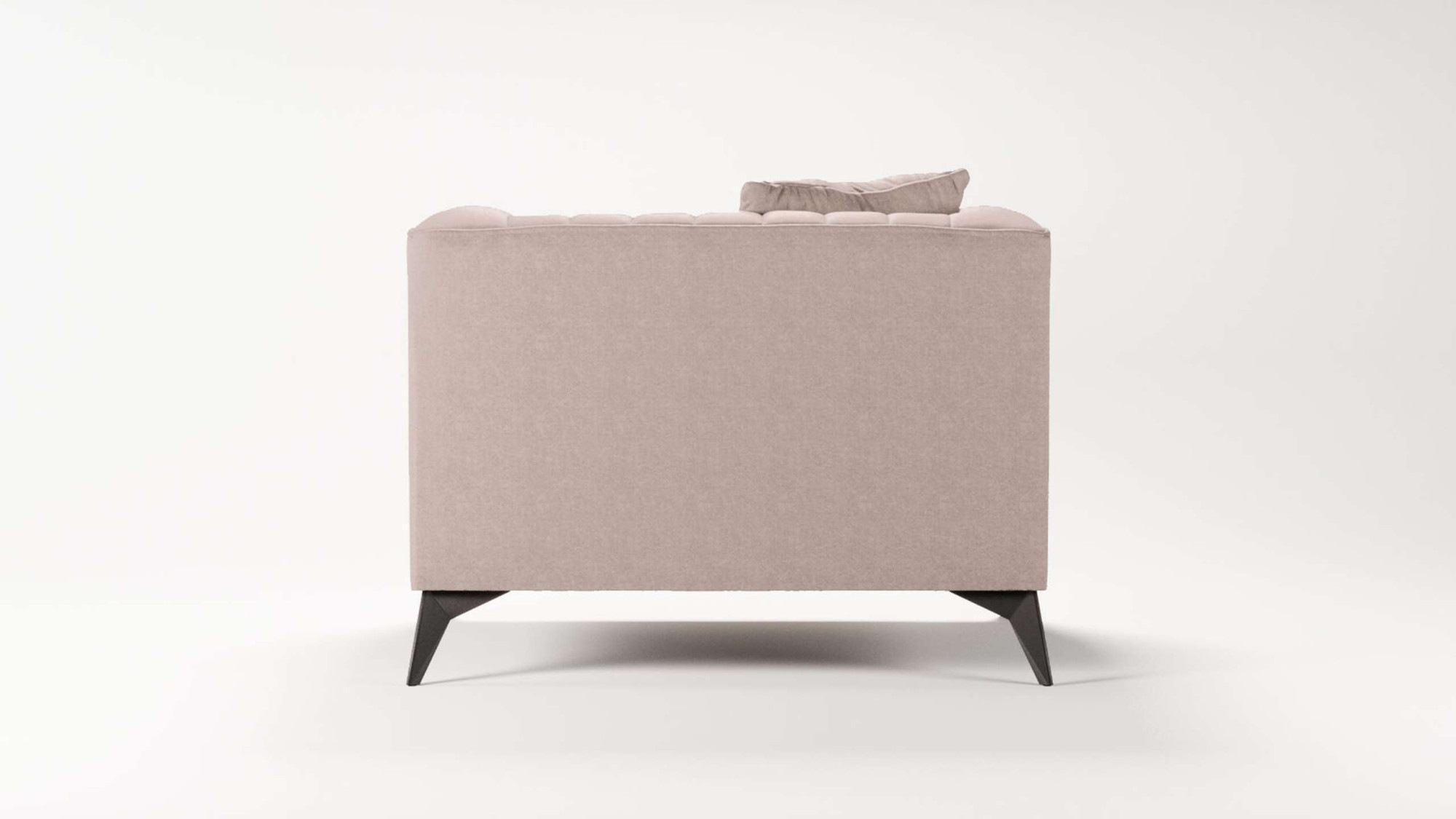 Places of Style Sessel »MATTHEW Loungesessel, Masse B/T/H: 99/86/74 cm«, incl. 1 Zierkissen, Steppung im Rückenbereich