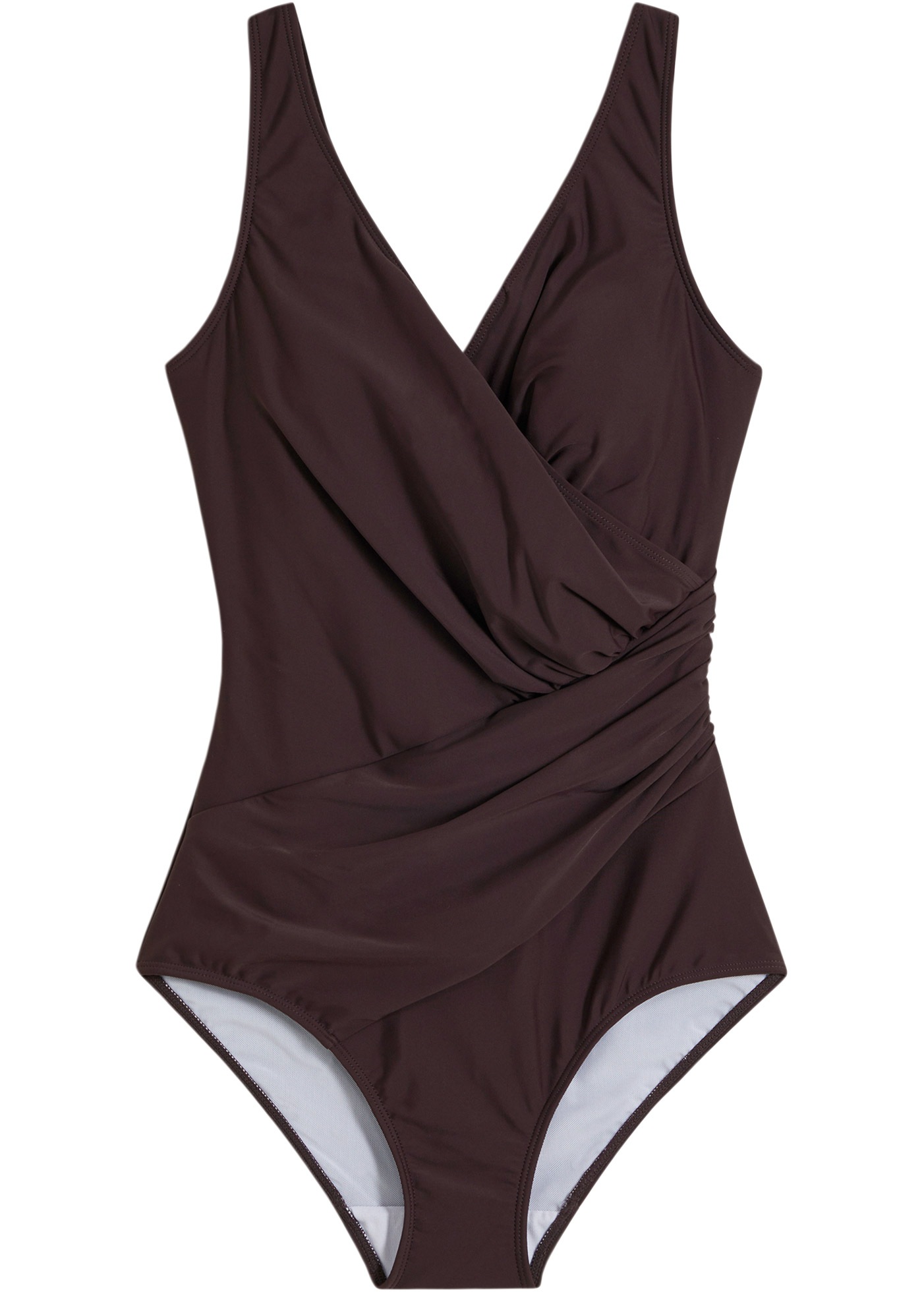 bonprix Maillot de bain avec superbes fronces au niveau de la poitrine et du ventre
