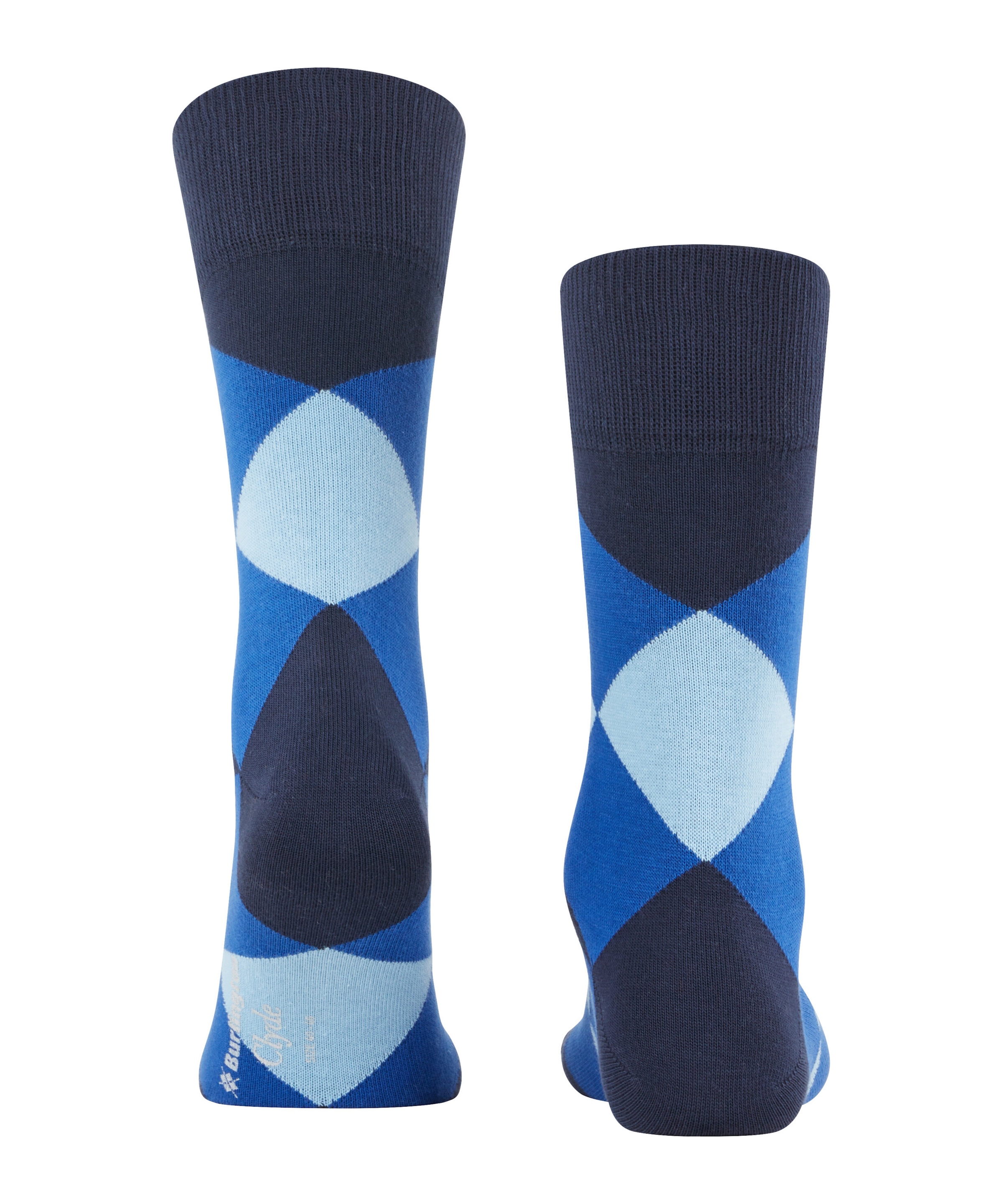 Burlington Socken »Clyde« Einheitsgrösse 40-46, modernes Argyle-Muster, Burlington-Clip