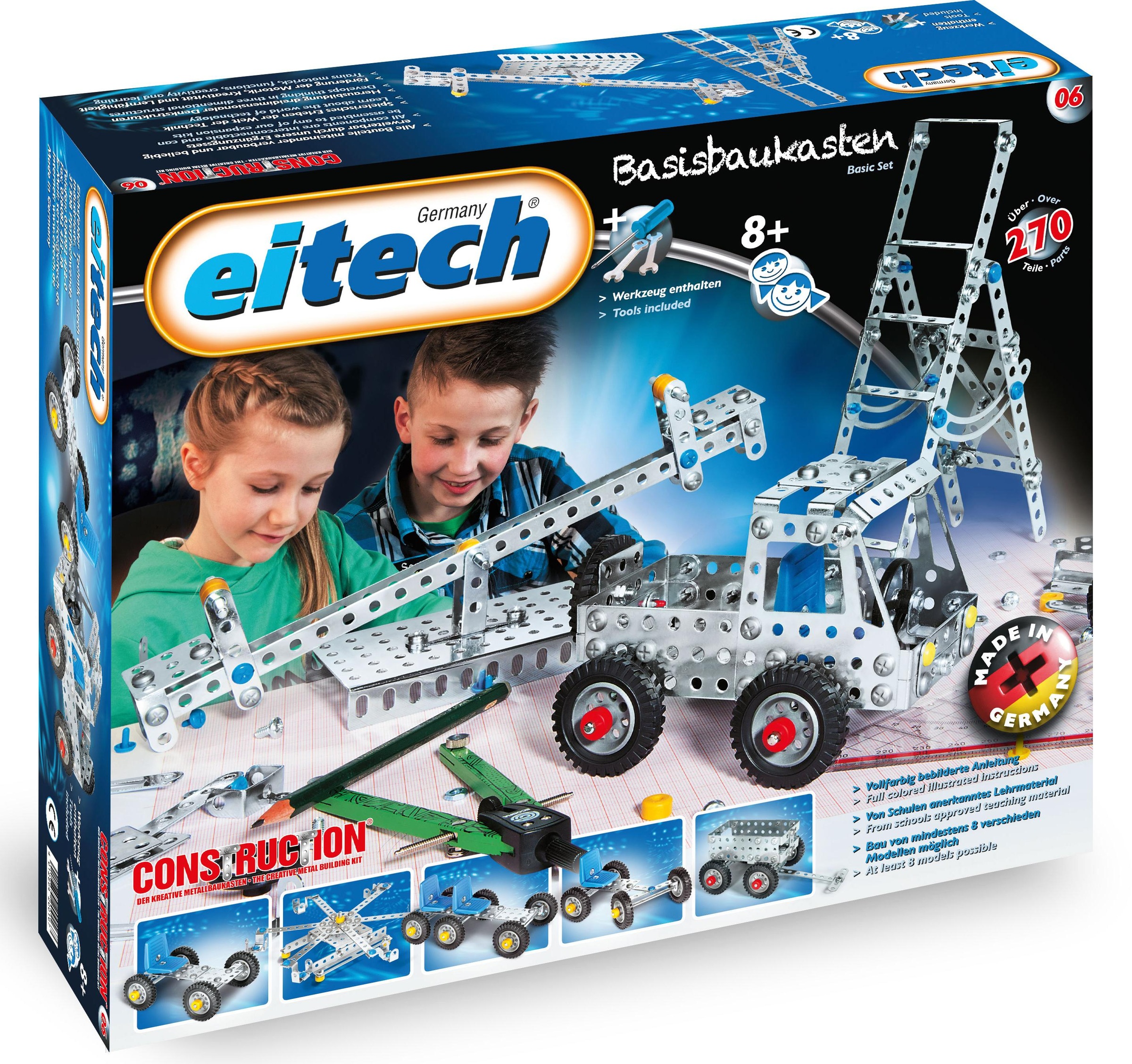 Image of Eitech Metallbaukasten »Basisbaukasten«, (270 St.), Made in Germany bei Ackermann Versand Schweiz