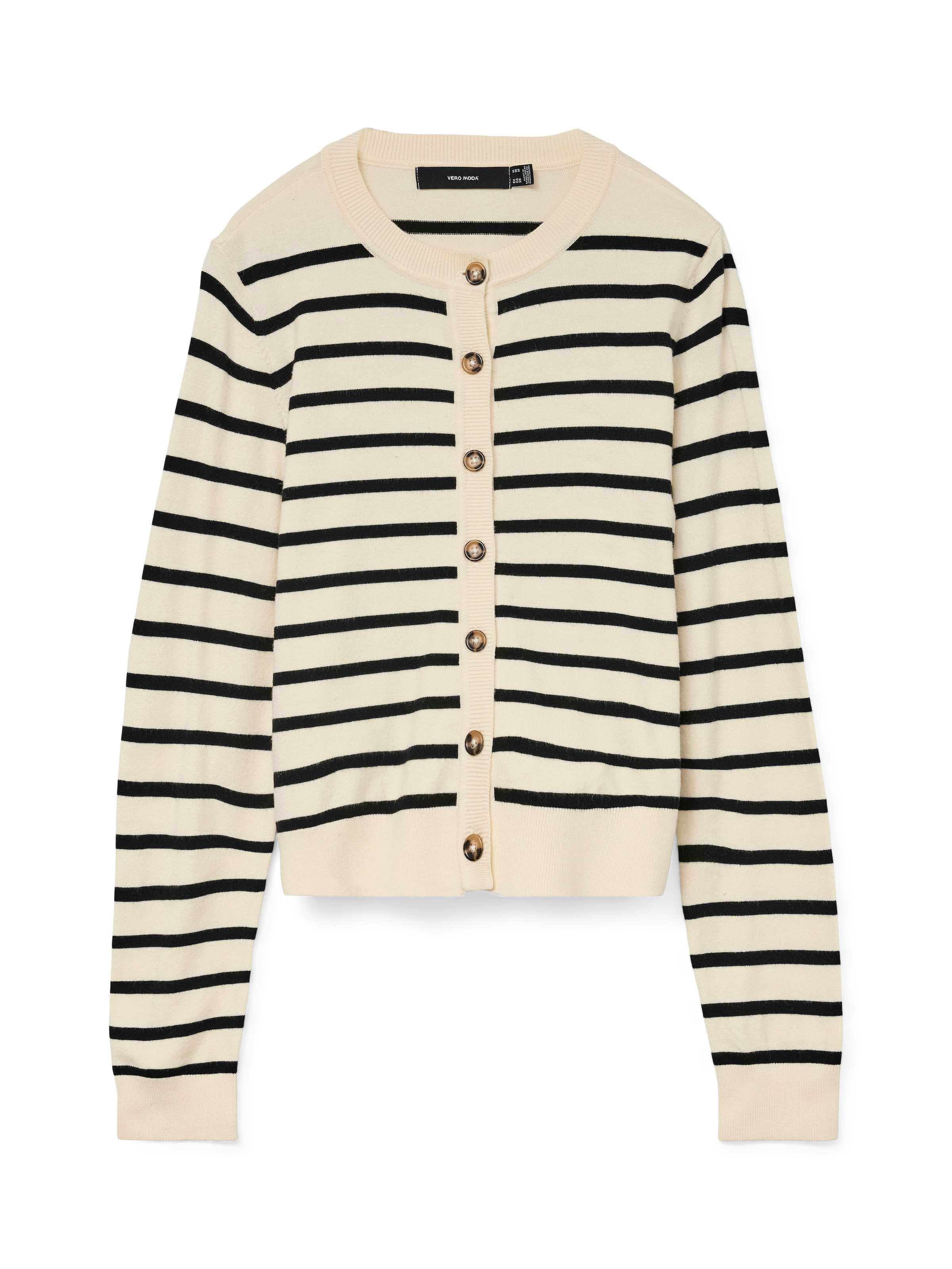 Vero Moda Veste en tricot »VMSABA PLAIN LS O-NECK CARDIGAN NOOS«