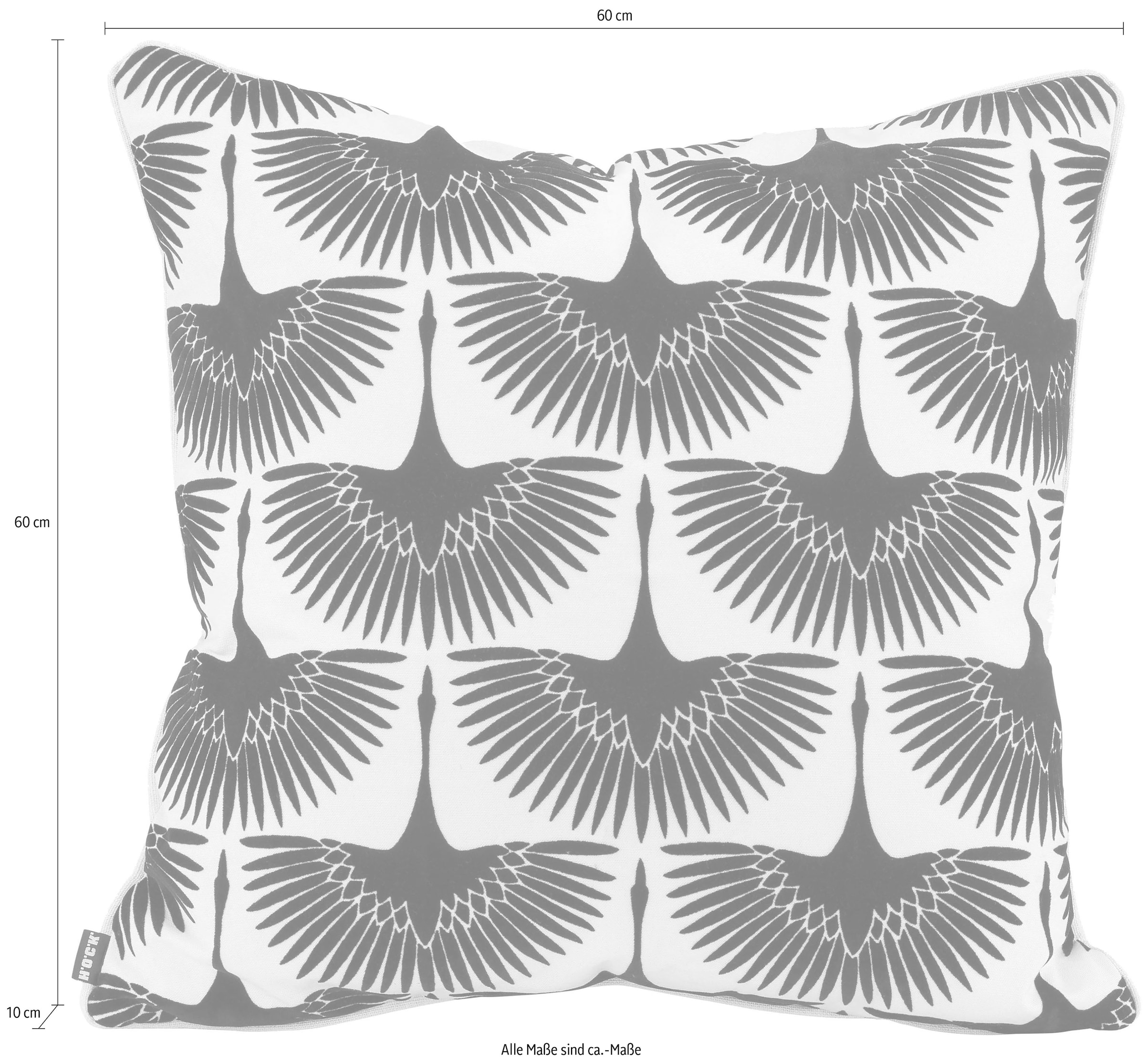 H.O.C.K. Coussin décoratif »Black Swan«