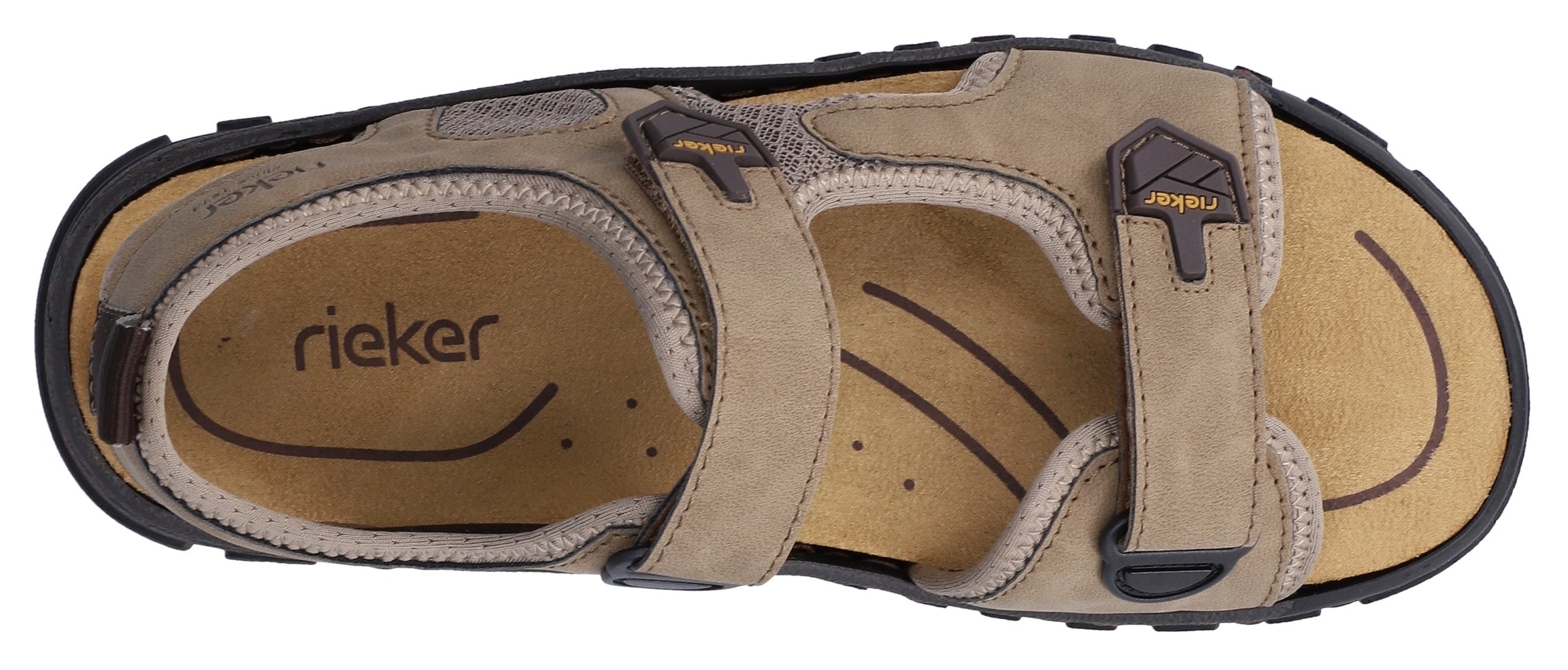 Rieker Sandale  sandale de trekking, sandale outdoor, chaussure d'été avec bride velcro