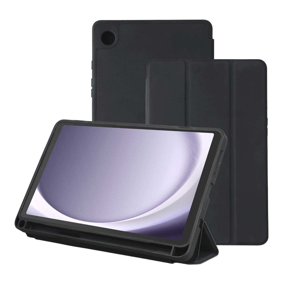 4smarts Tablet-Hülle »Folio Case Basic für Samsung Galaxy Tab A9«, Backcover, Schutzhülle, Tabletschutzhülle, Case, Schutzcase, stossfest