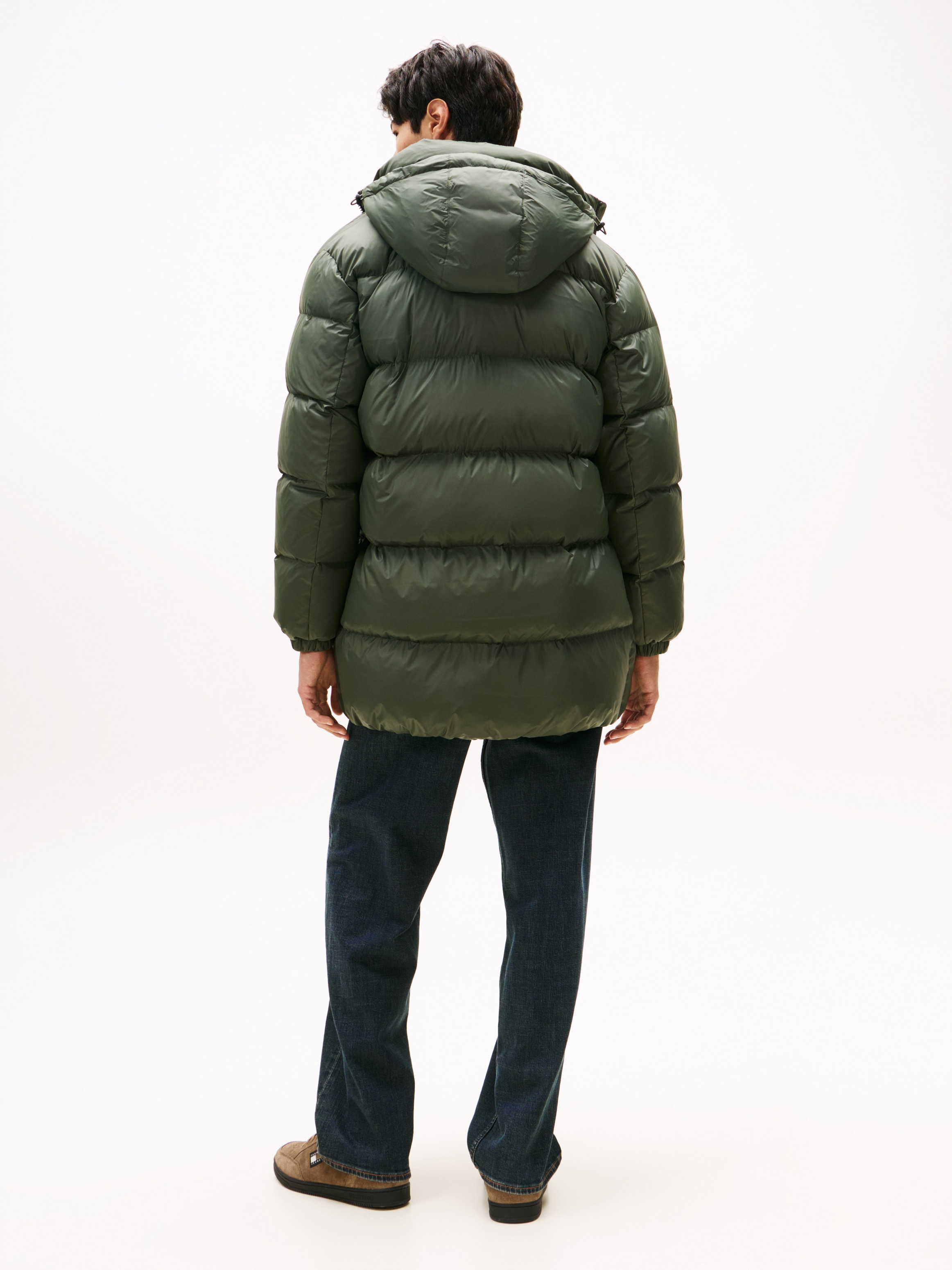 Tommy Jeans Veste matelassée »TJM ESSENTIAL DOWN PARKA« avec capuche doudoune, veste de mi-saison avec capuche
