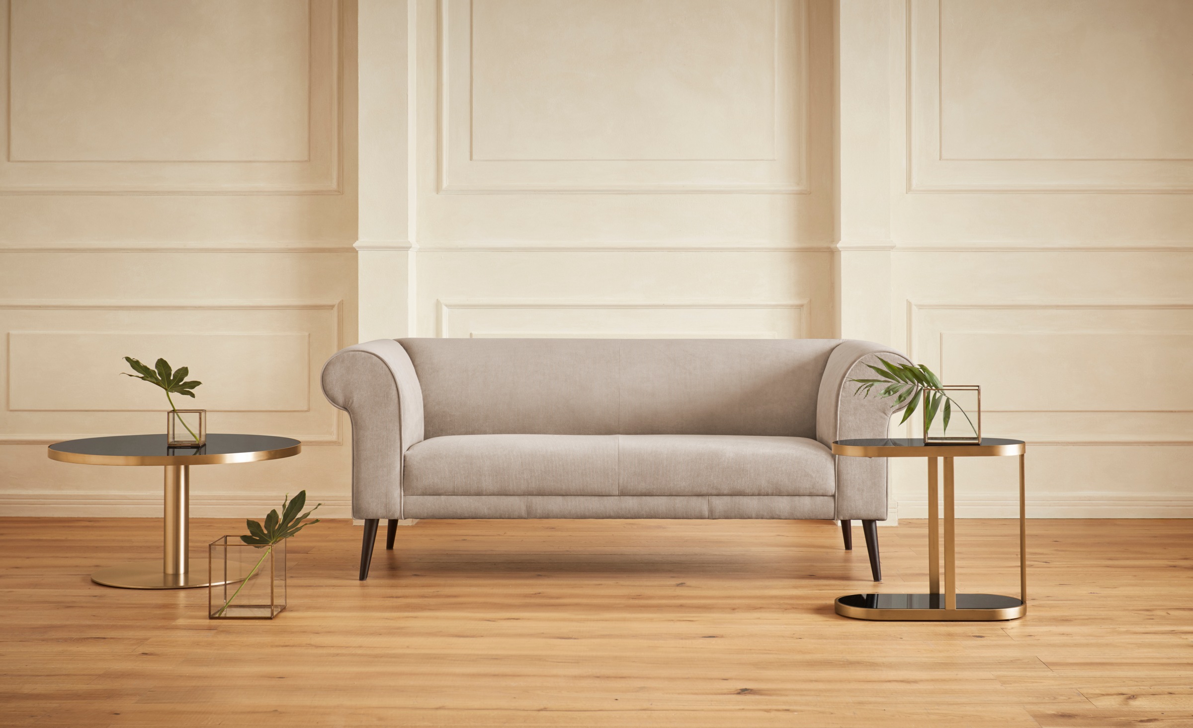 Image of Guido Maria Kretschmer Home&Living 3-Sitzer »Corduroy«, mit Federkern-Polsterung und wunderschönen Armlehnen bei Ackermann Versand Schweiz