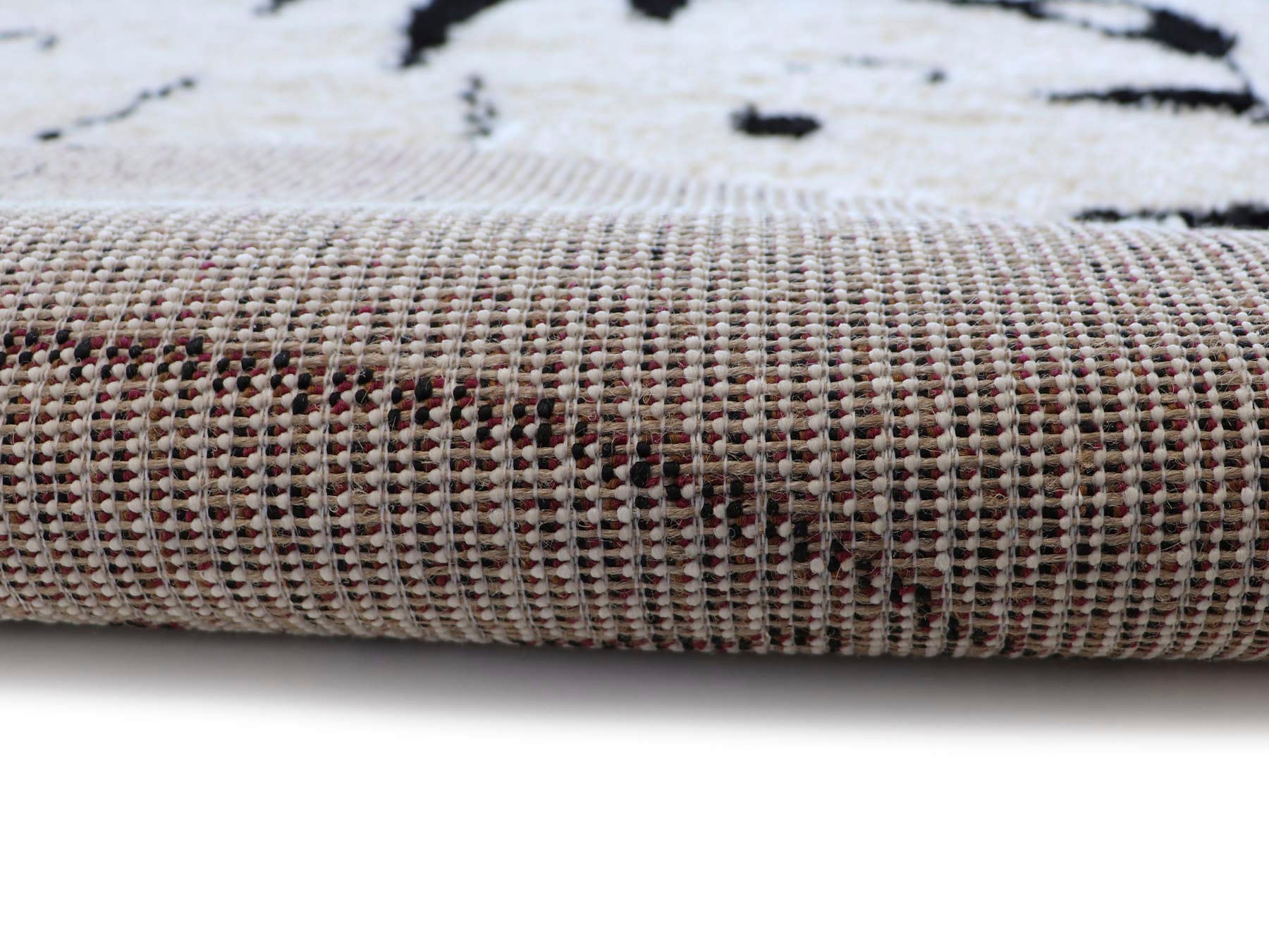Primaflor-Ideen in Textil Kinderteppich »NOMAD - Whiter Tiger«, rund, 35 mm Höhe, Hochflor, Motiv Tiger, weich & kuschelig, Kinderzimmer
