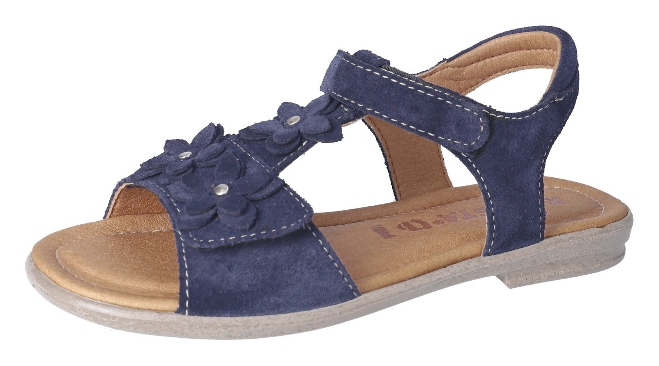 Image of Ricosta Sandale »ANINE - WMS-Weitenmesssystem, Weite: mittel«, mit Blumen-Applikation bei Ackermann Versand Schweiz