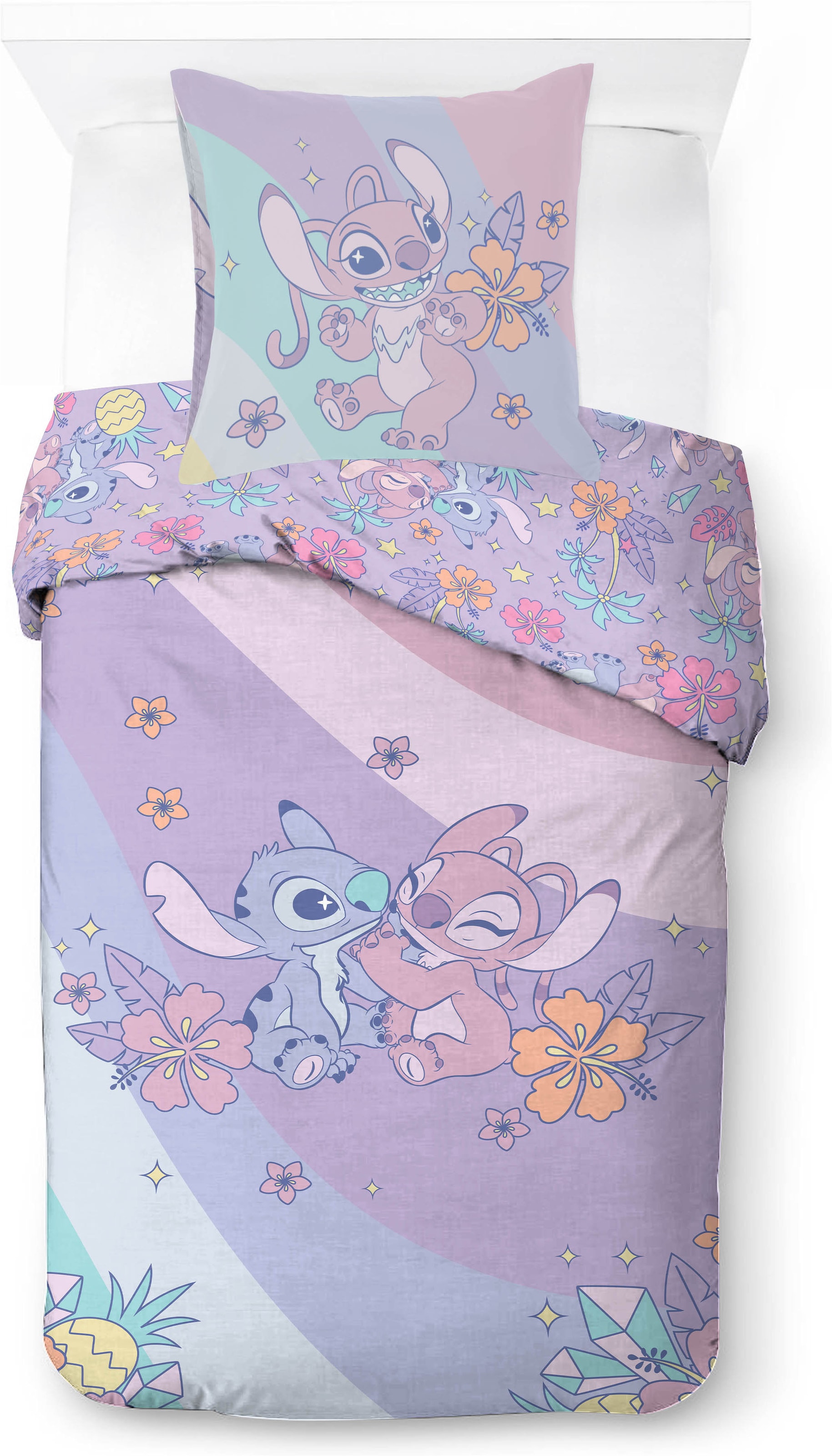 Image of Disney Bettwäsche "Lilo und Stitch Vibing Angel" 2